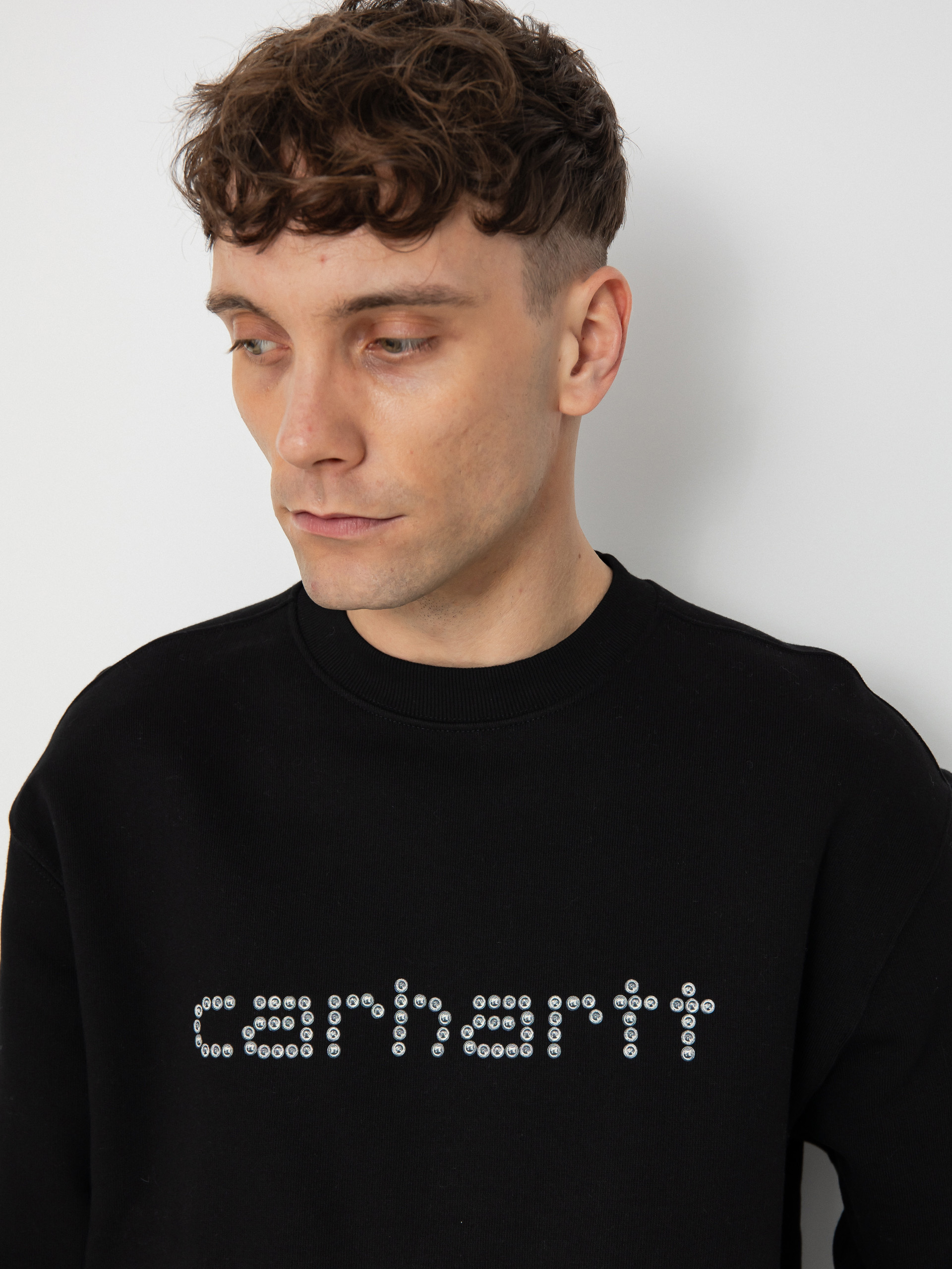 Carhartt WIP Rivet Script Sweatshirt (black)