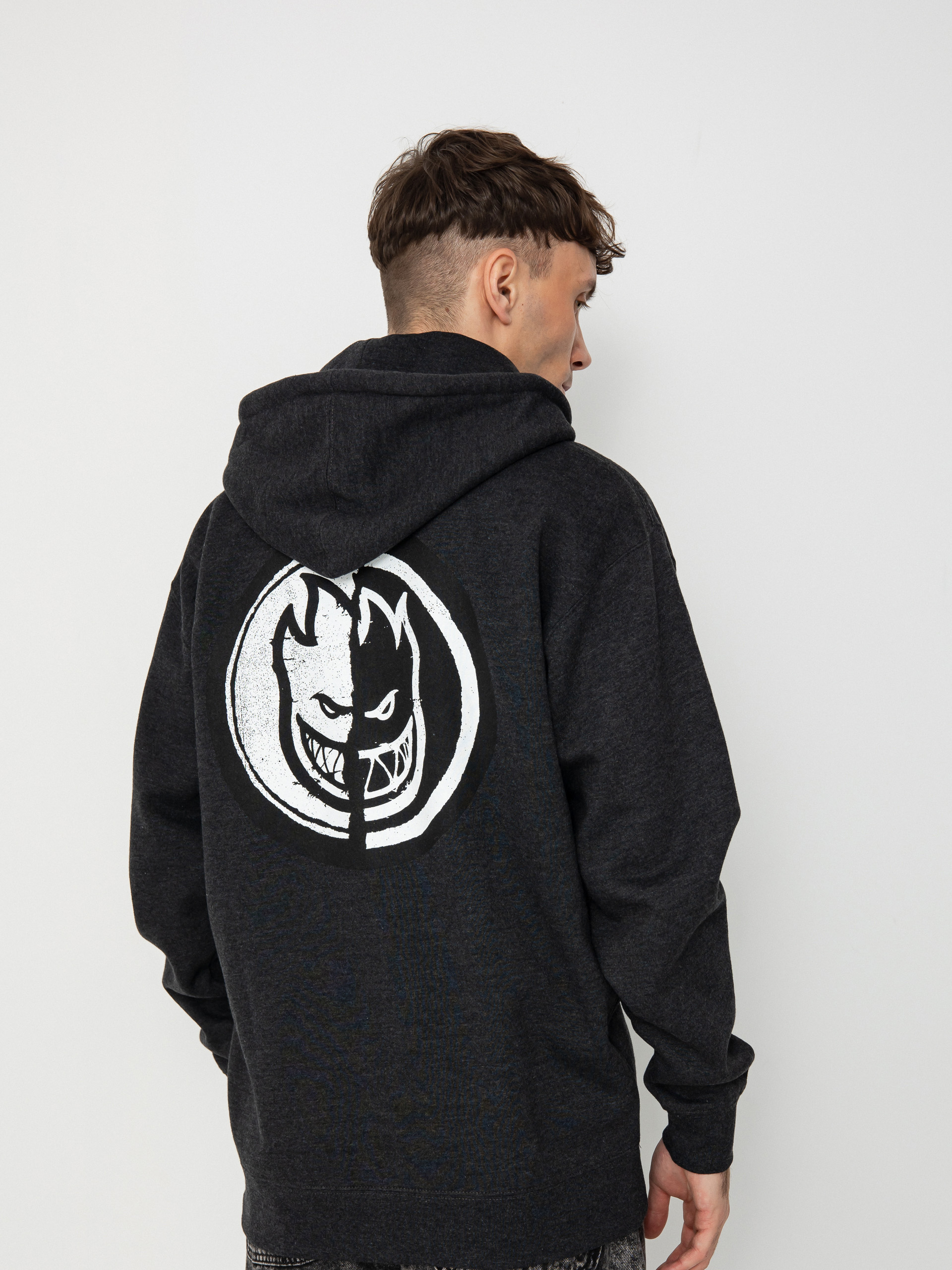 Spitfire Yin Yang ZHD Hoodie (charcoal/black)