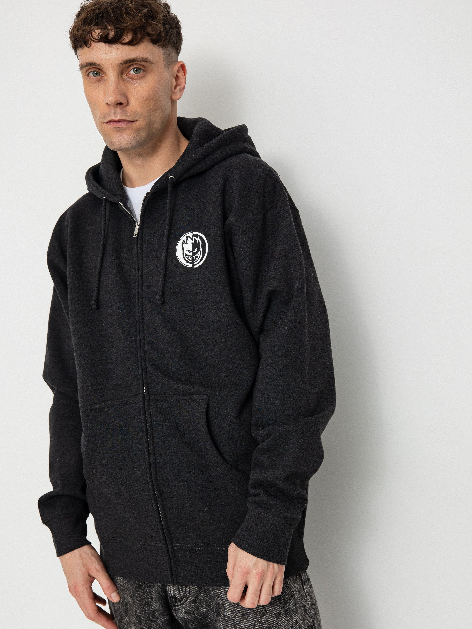 Spitfire Yin Yang ZHD Hoodie (charcoal/black)