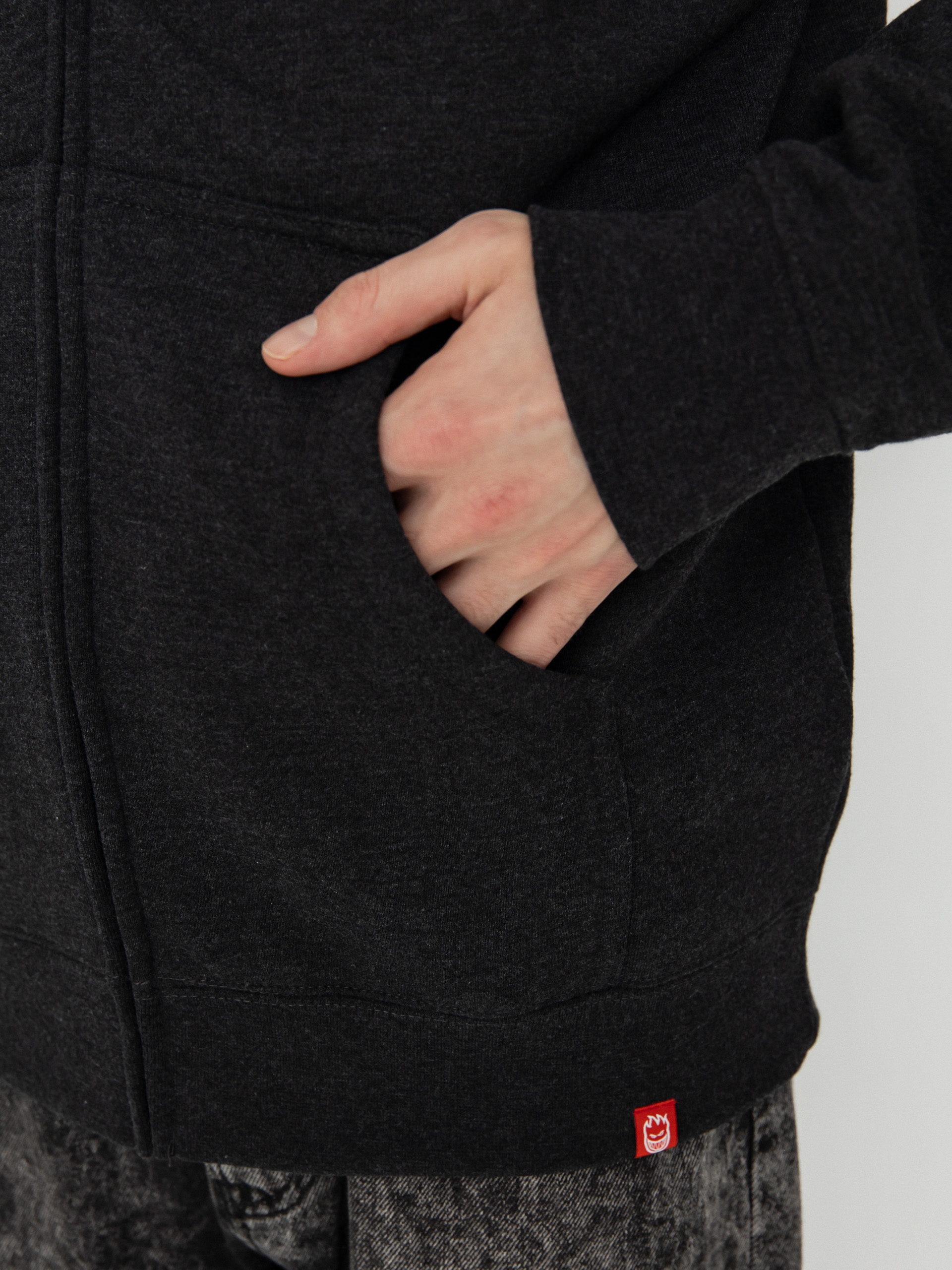 Spitfire Yin Yang ZHD Hoodie (charcoal/black)