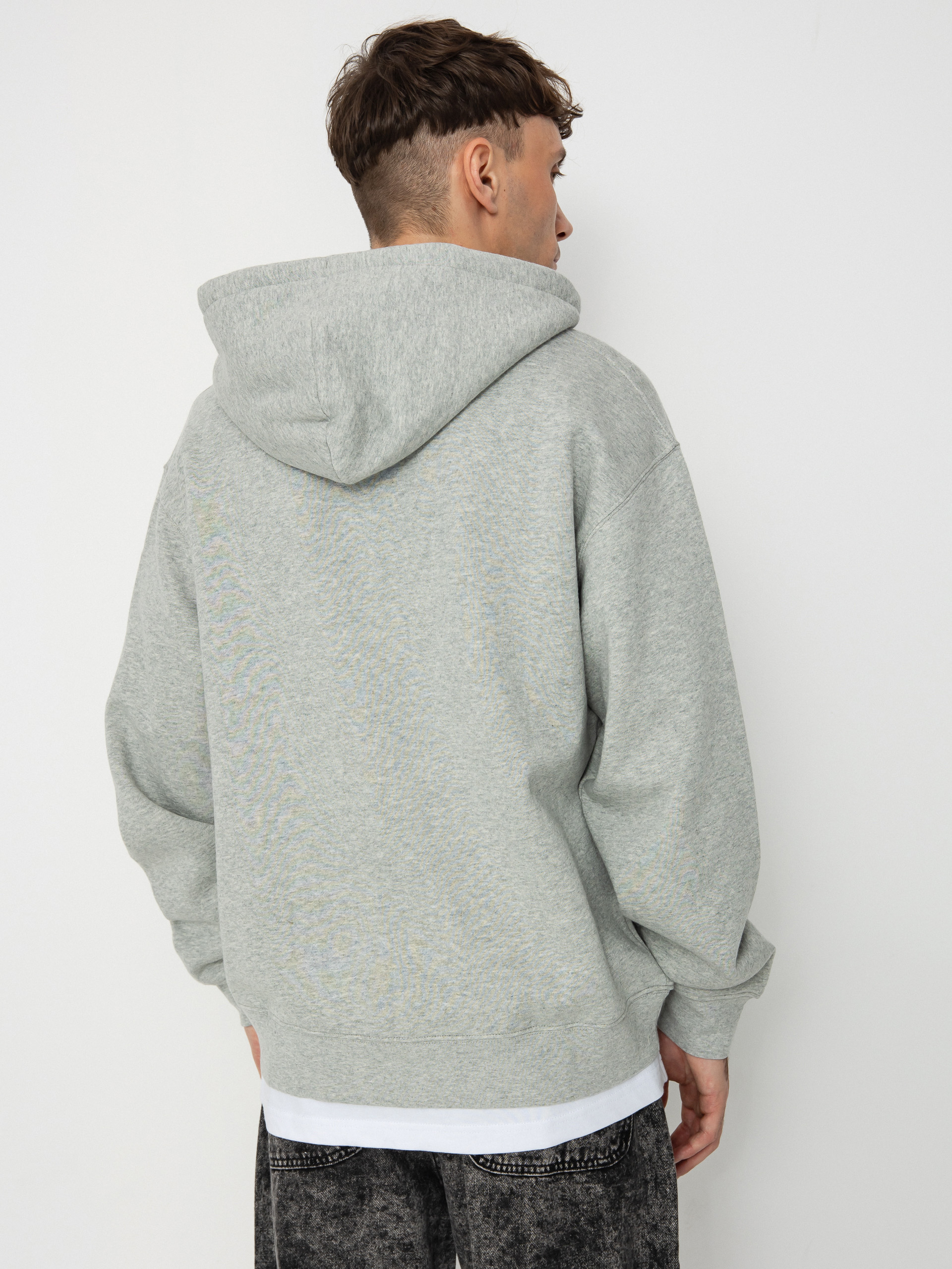 Dime Cursive Small Logo ZHD Hoodie (heather gray)