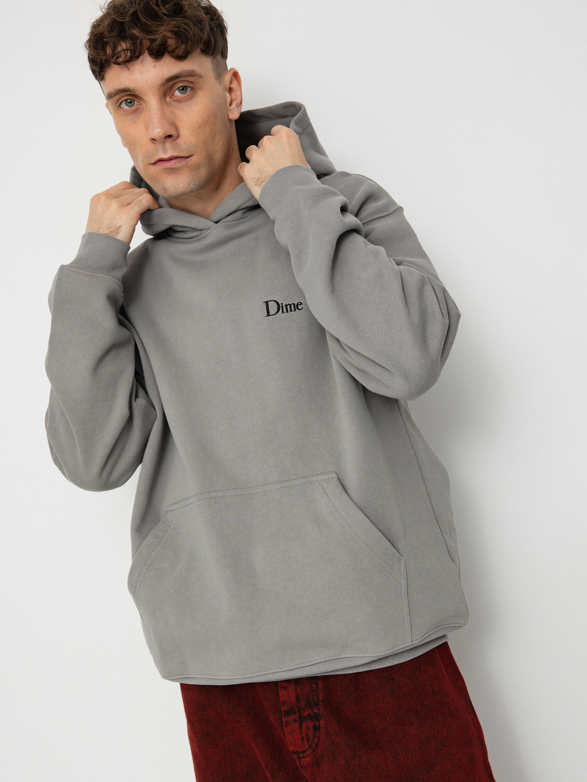 Dime Classic Small Logo HD Hoodie (charcoal)