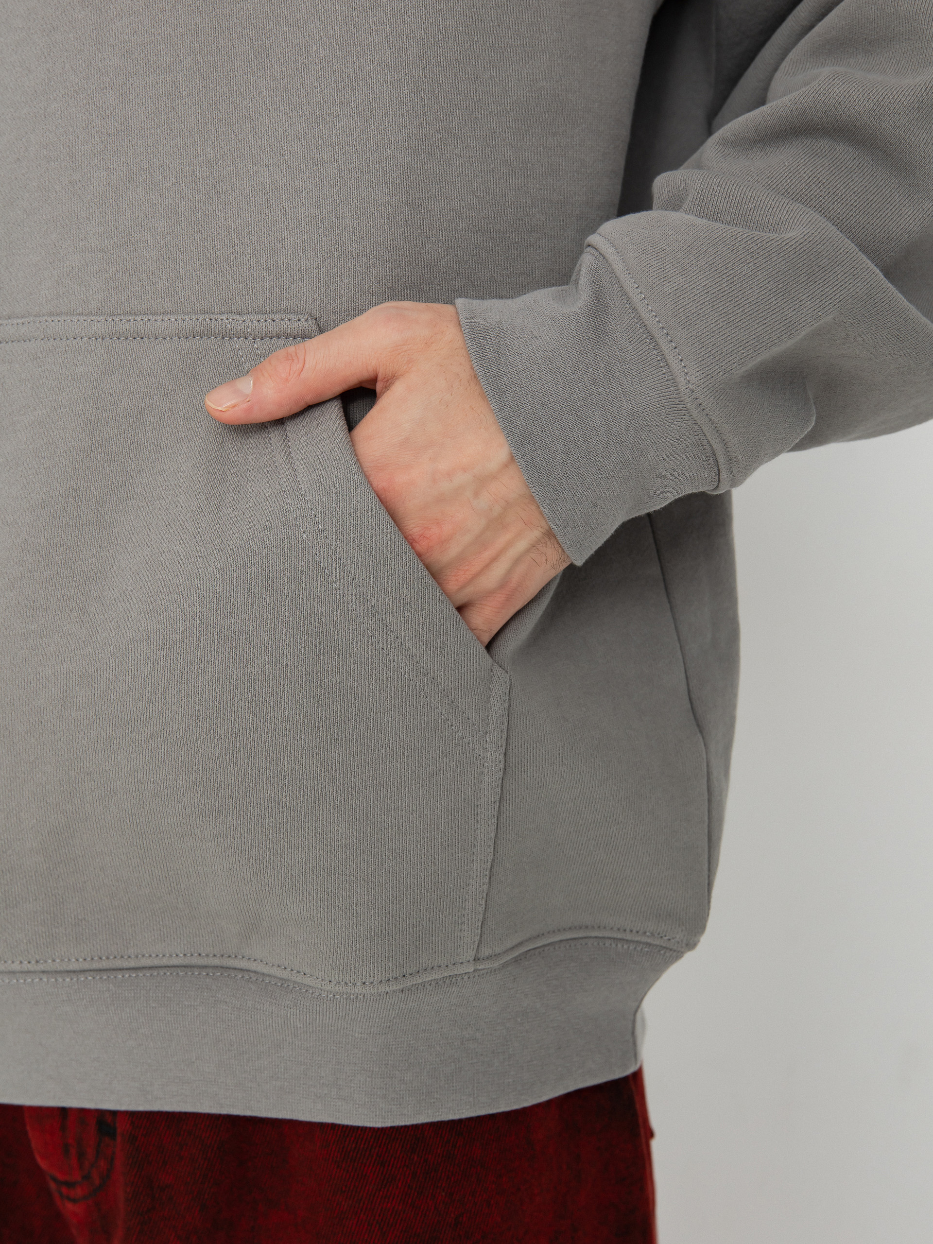 Dime Classic Small Logo HD Hoodie - grey (charcoal)
