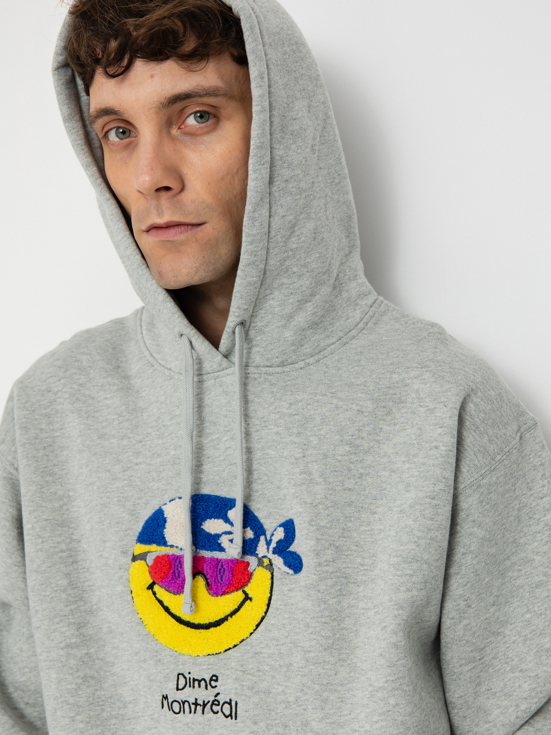 Dime hoodie grey