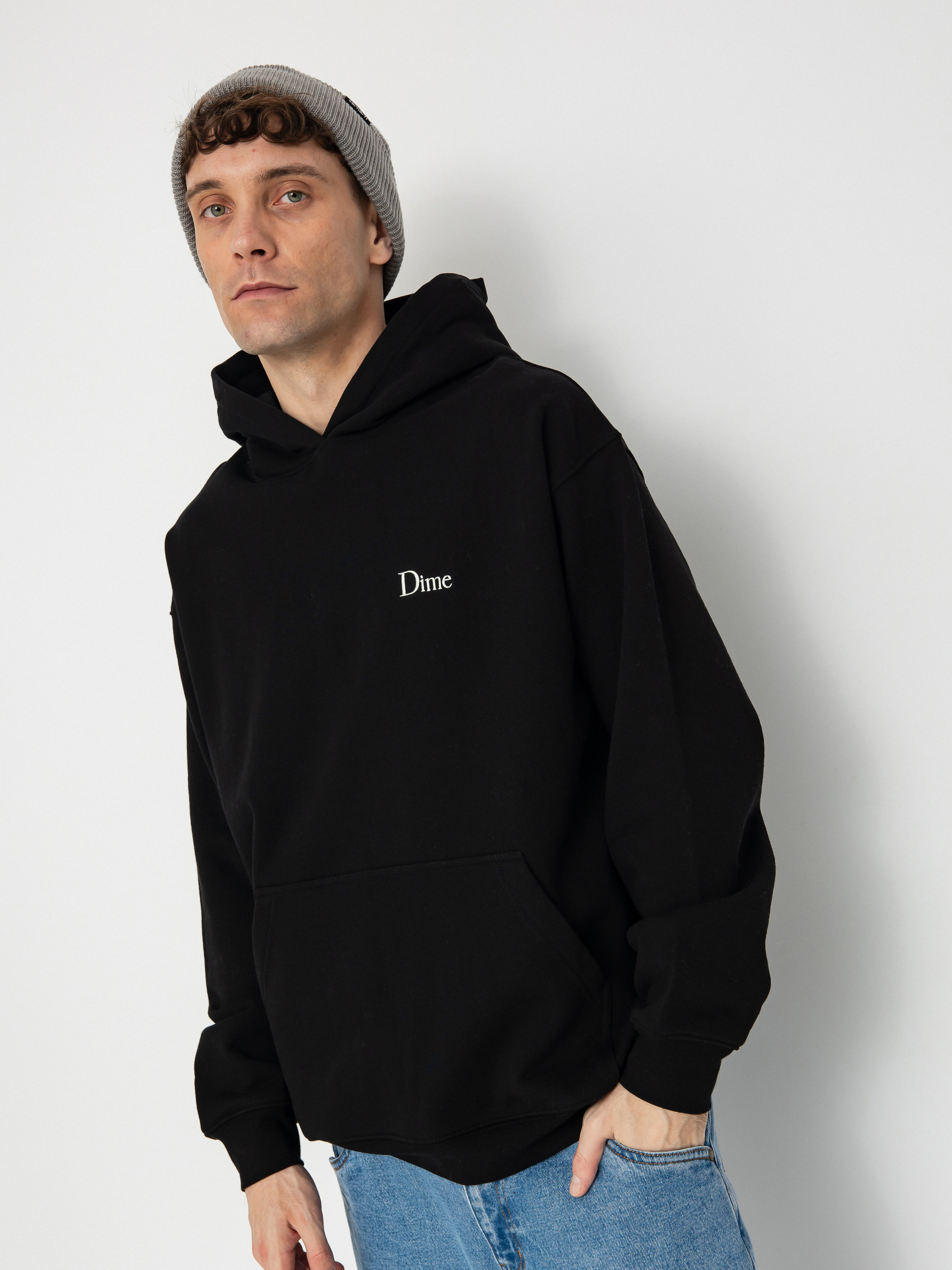Dime Classic Small Logo HD Hoodie - black (black)