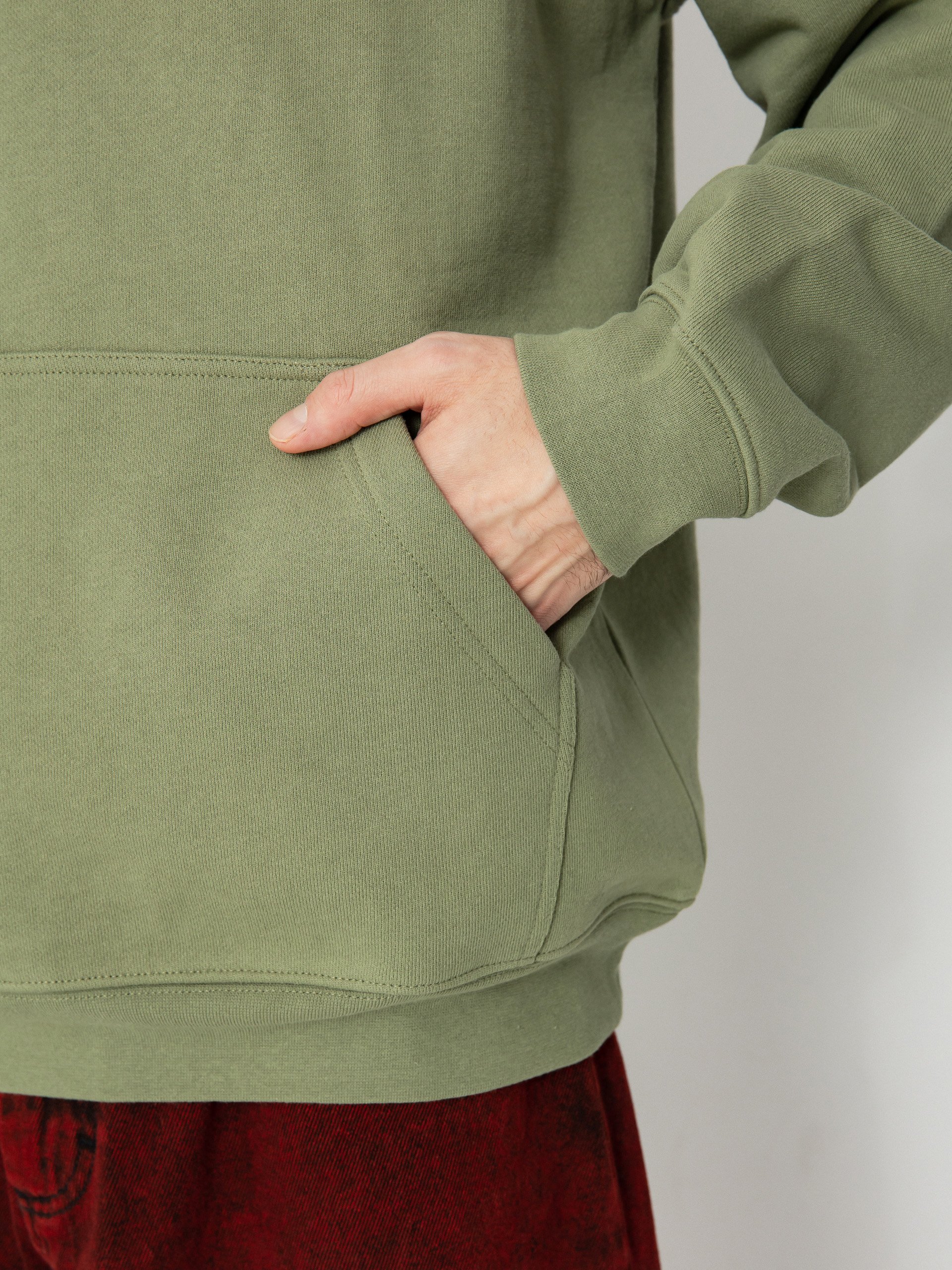 Dime Classic Small Logo HD Hoodie (warm khaki)