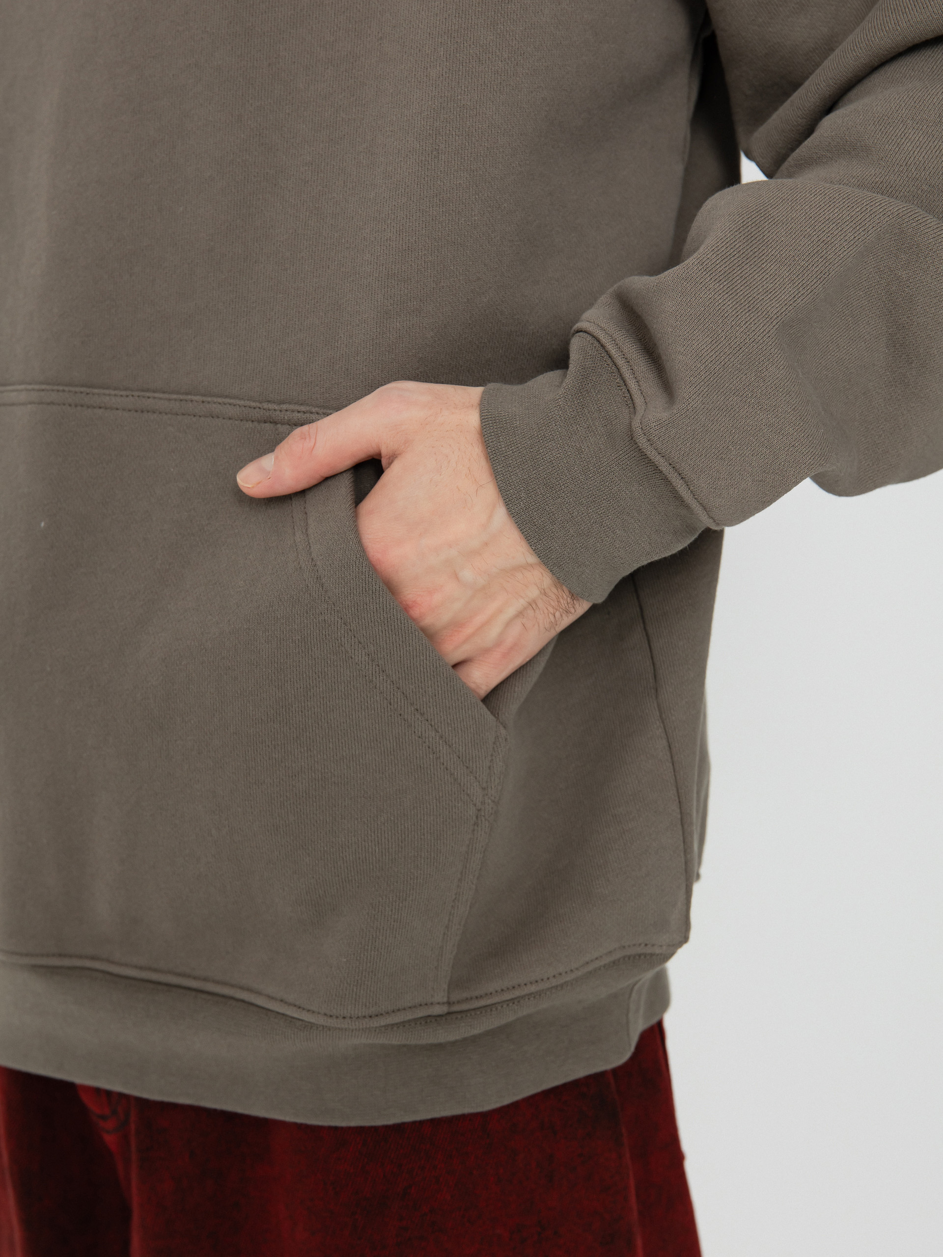 Dime Classic Small Logo HD Hoodie (deep sepia)