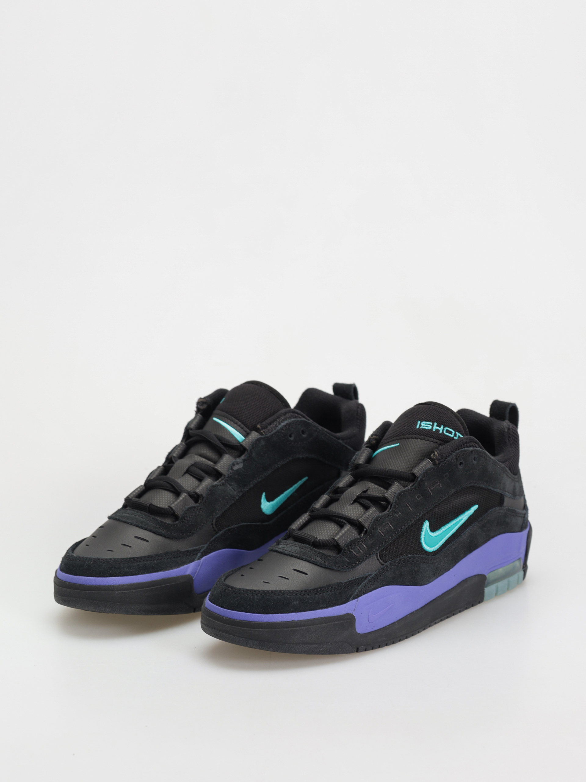 Nike SB Air Max Ishod Shoes (black/dusty cactus black persian violet)