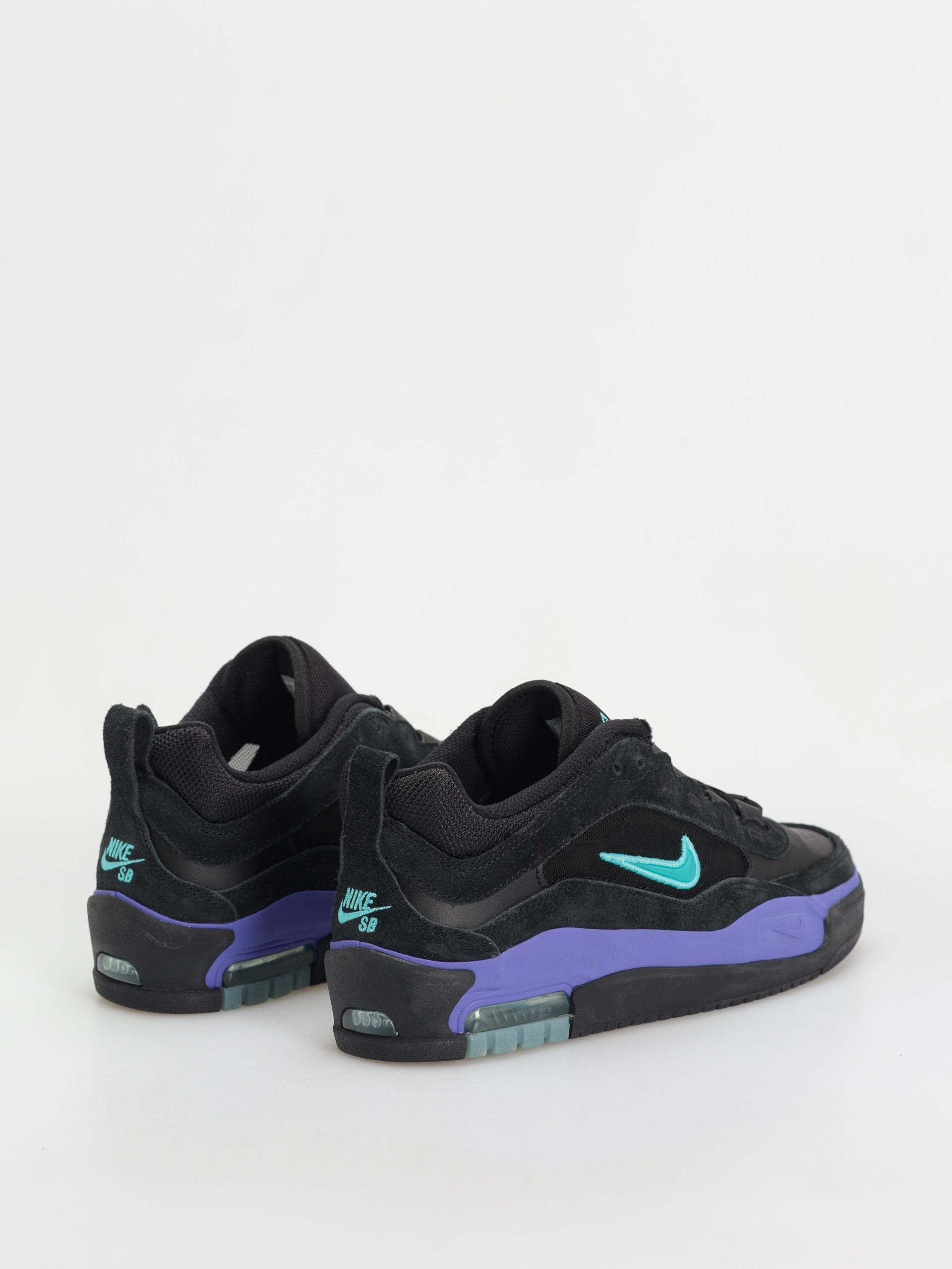 Nike SB Air Max Ishod Shoes (black/dusty cactus black persian violet)