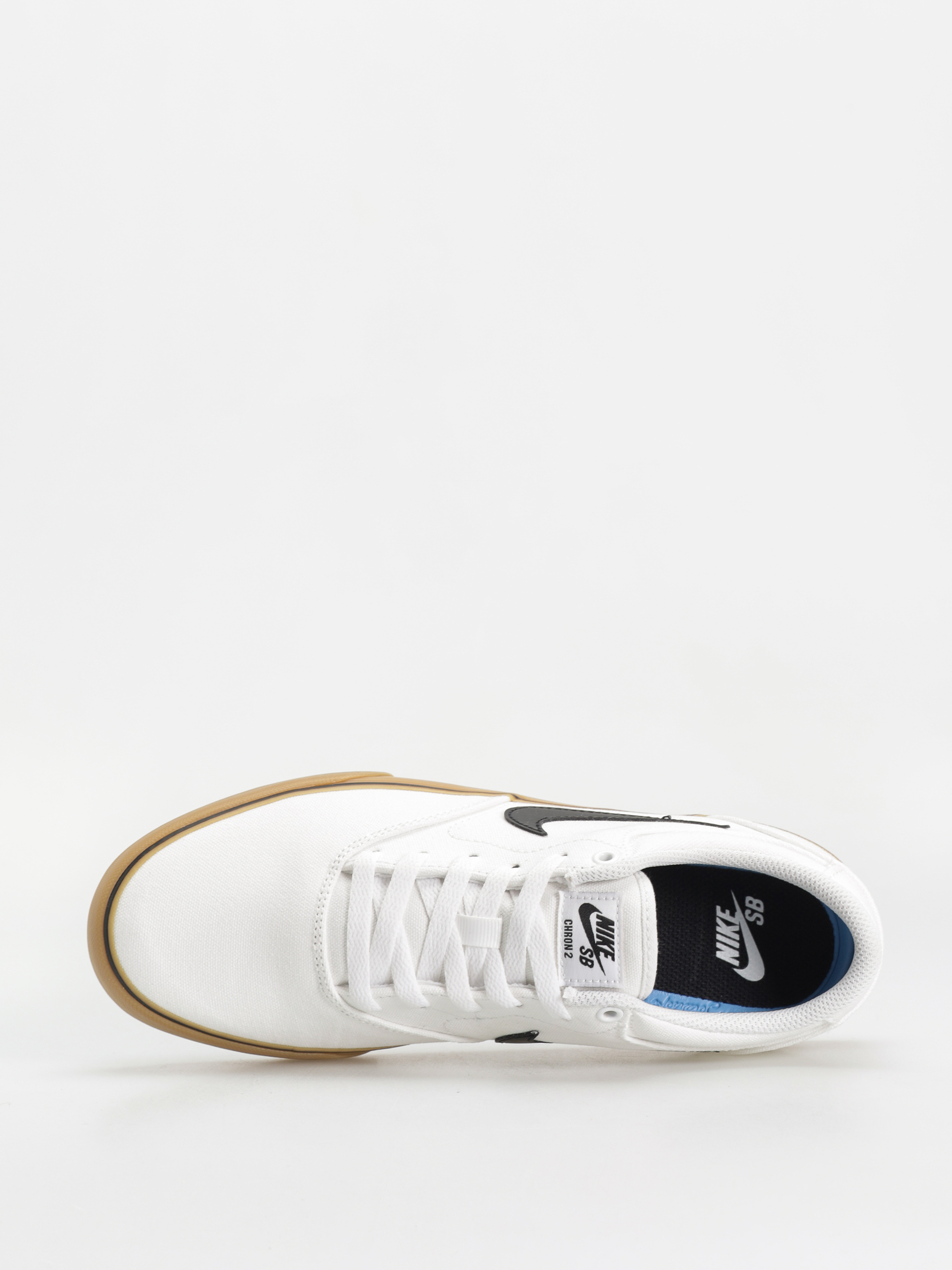 Nike SB Chron 2 Canvas Shoes (white/black white gum light brown)