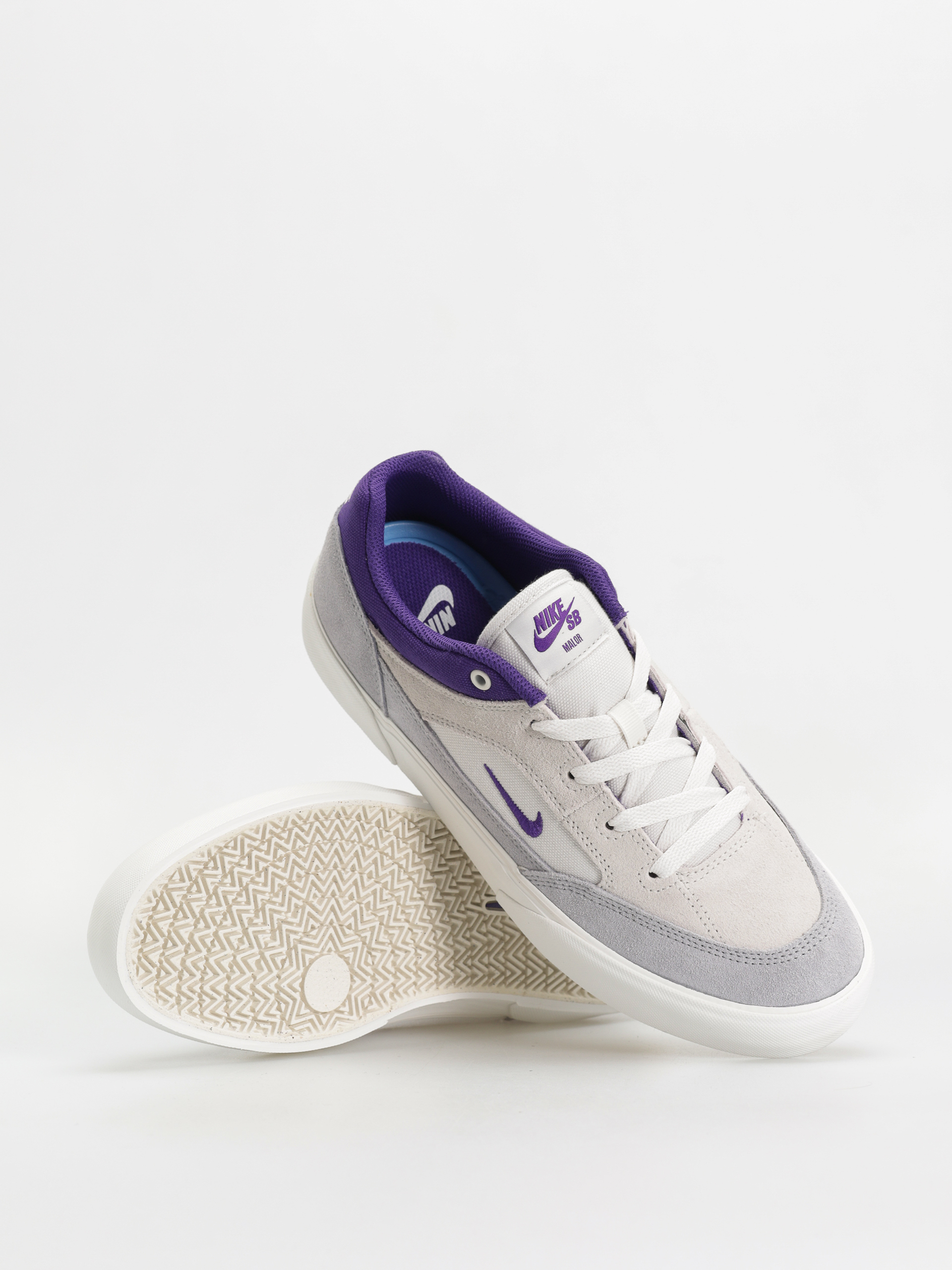 Nike SB Malor Schuhe (platinum tint/court purple wolf grey)