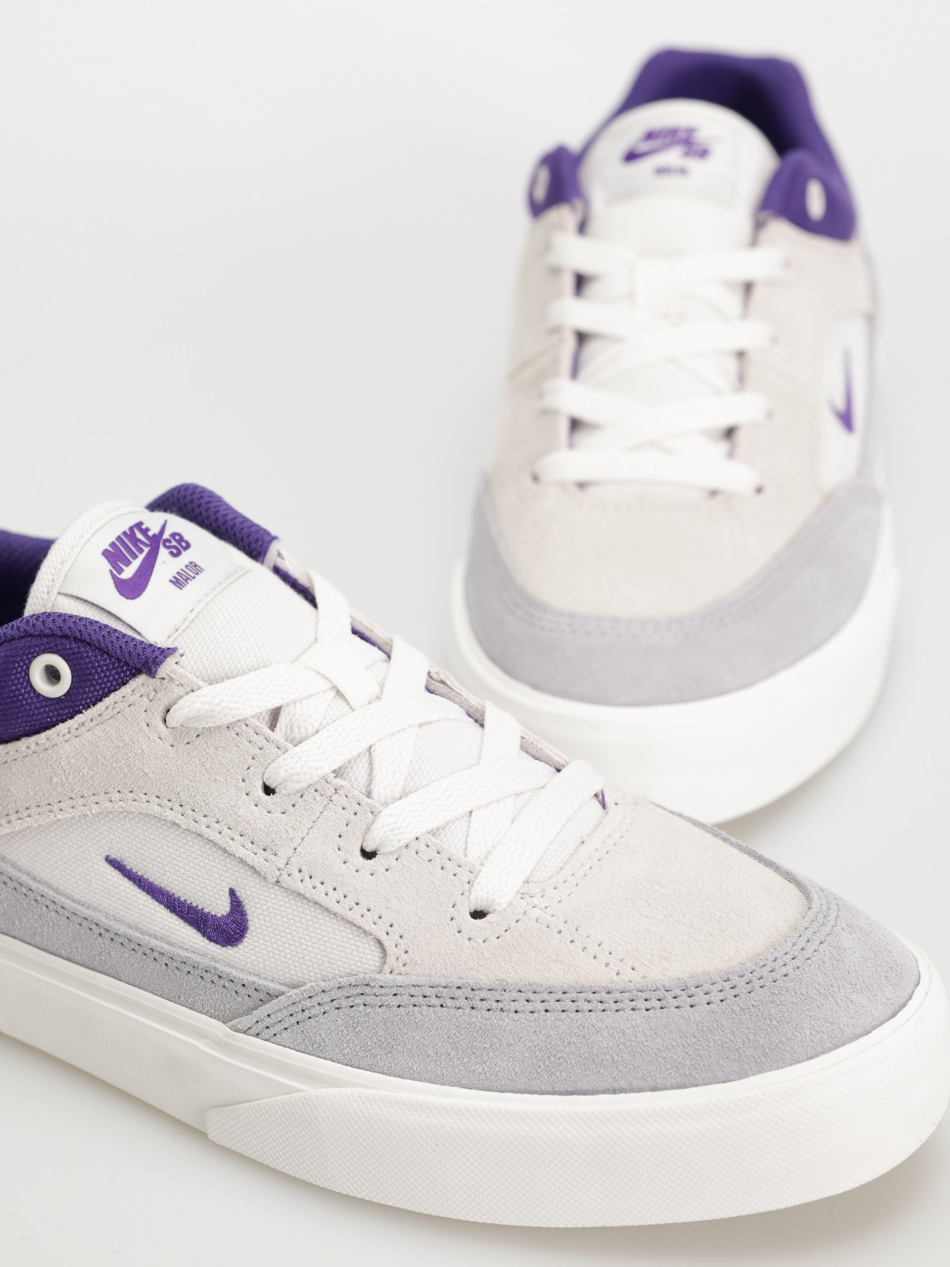 Nike SB Malor Shoes (platinum tint/court purple wolf grey)
