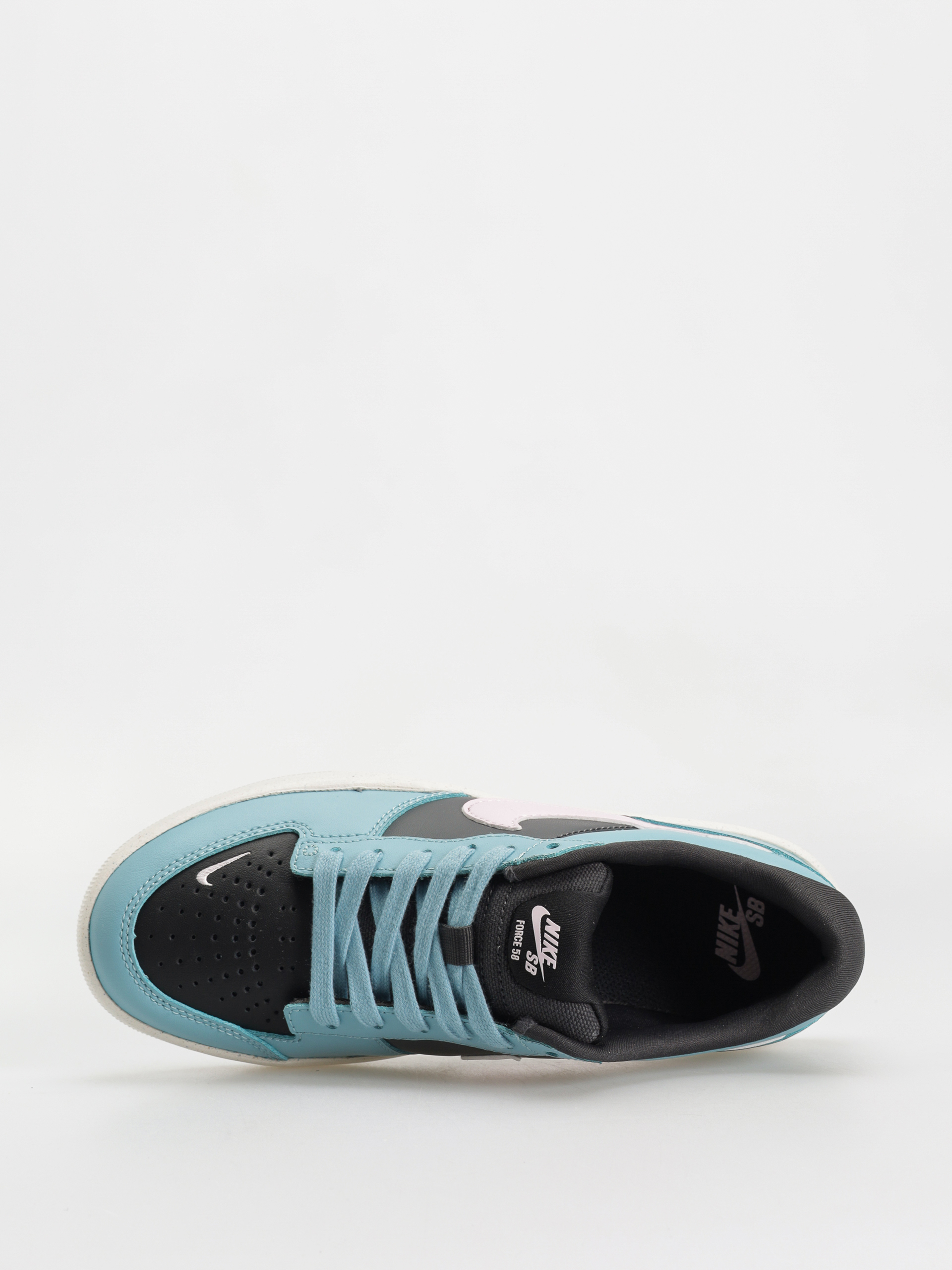 Nike SB Force 58 Premium Shoes (denim turq/pink foam  dk smoke grey)