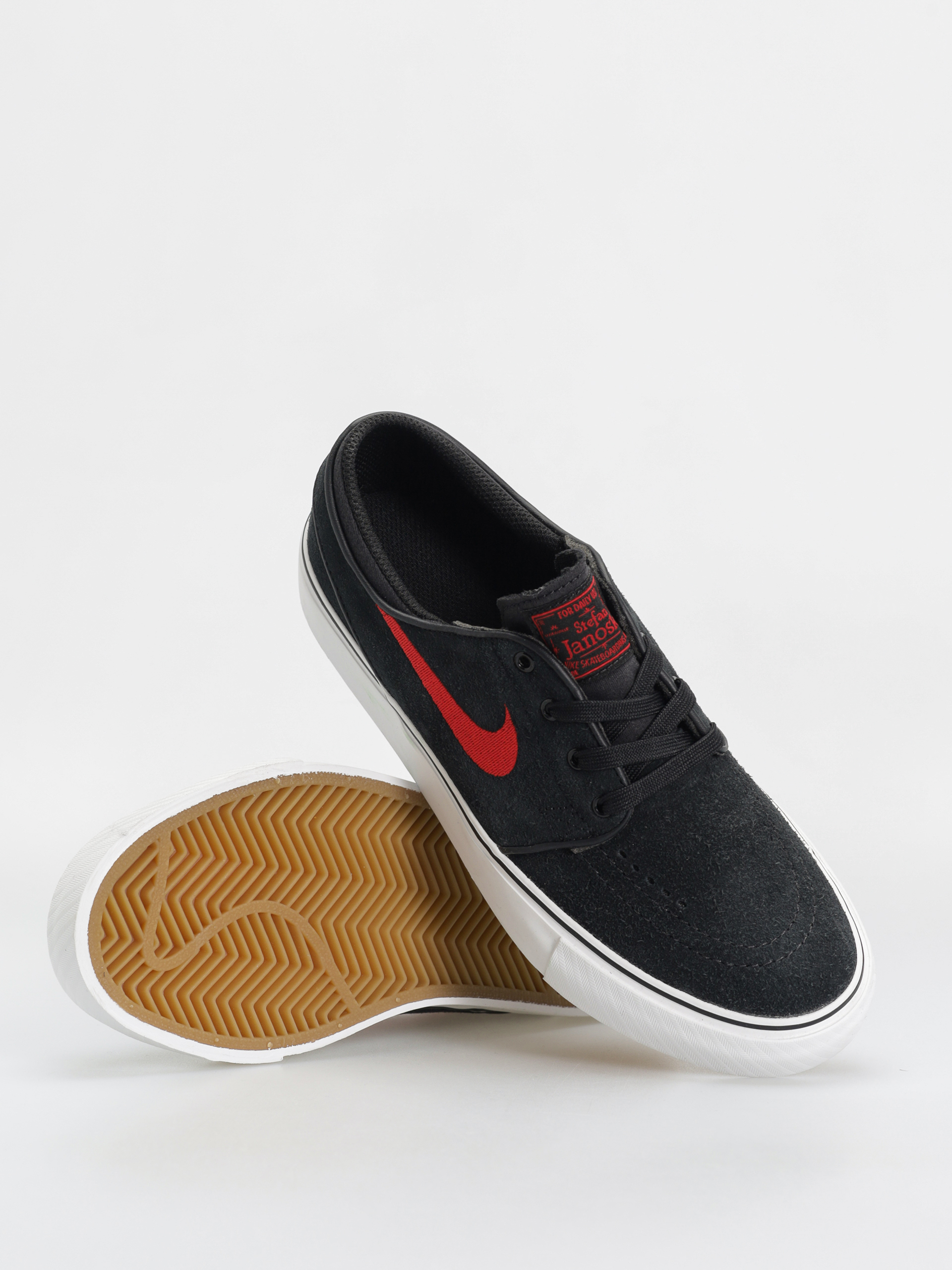 Nike SB Stefan Janoski JR Shoes (black/university red black summit white)