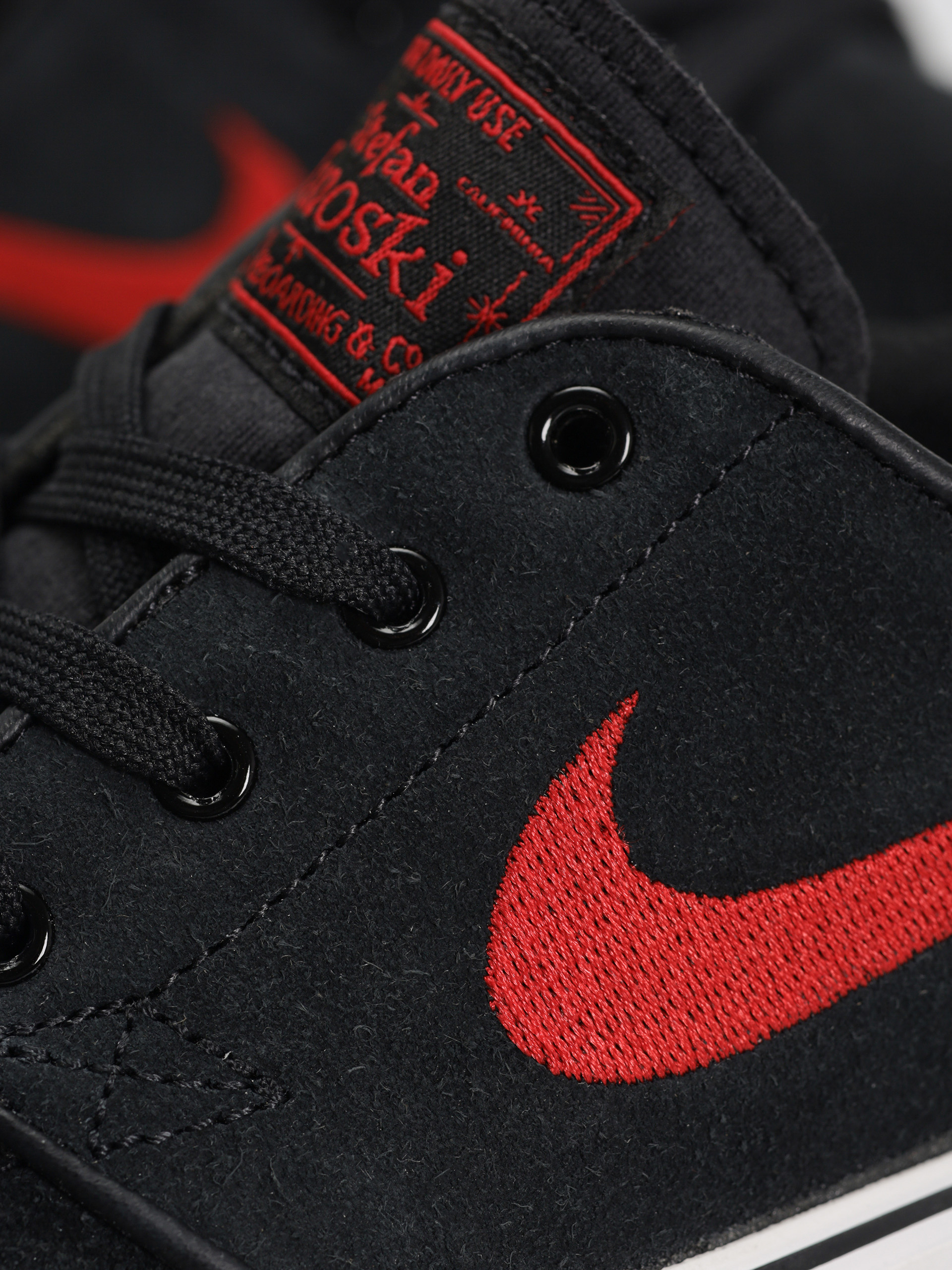 Nike SB Stefan Janoski JR Shoes (black/university red black summit white)