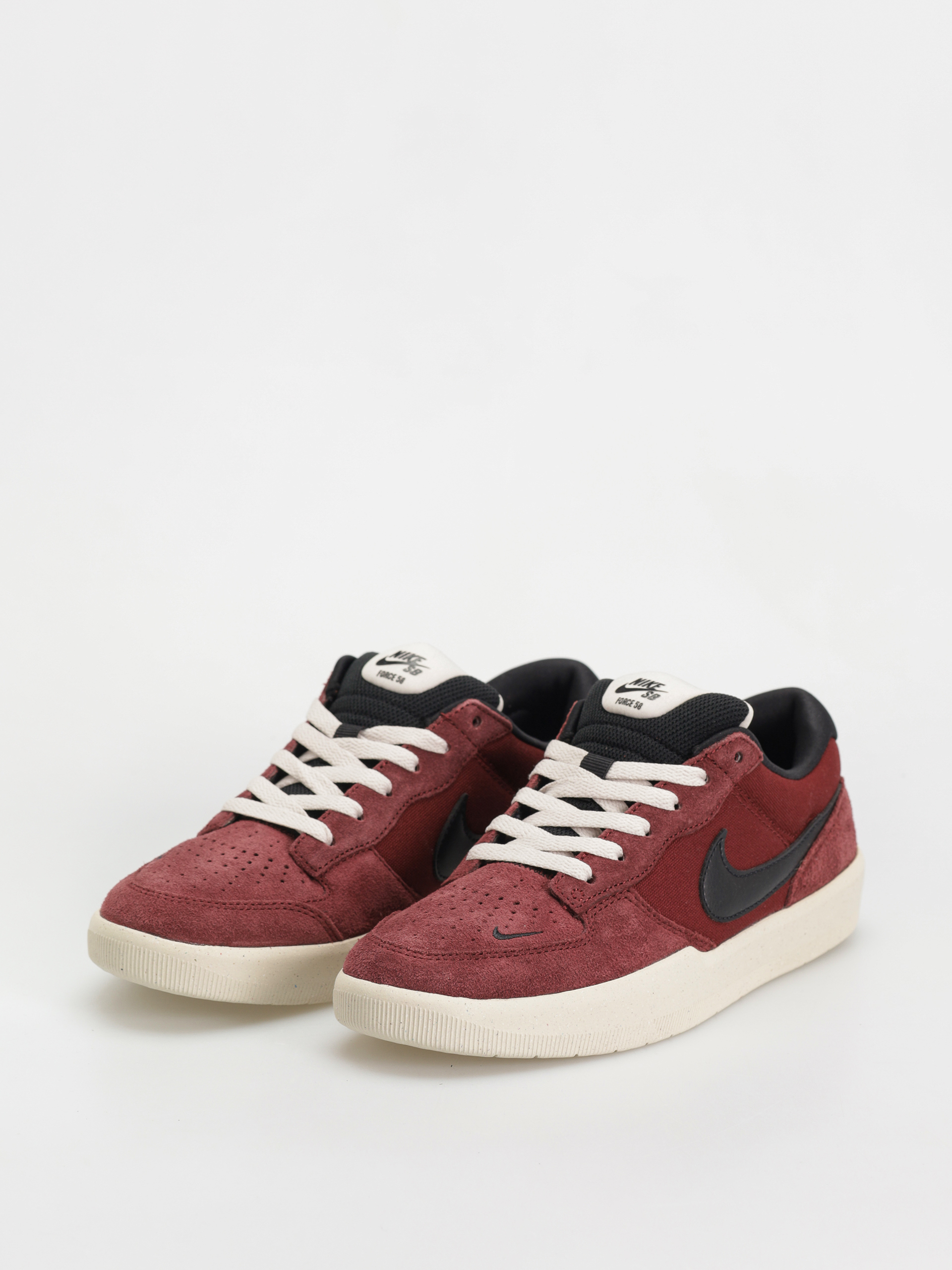 Nike SB Force 58 Schuhe (dark team red/black black lt orewood brn)