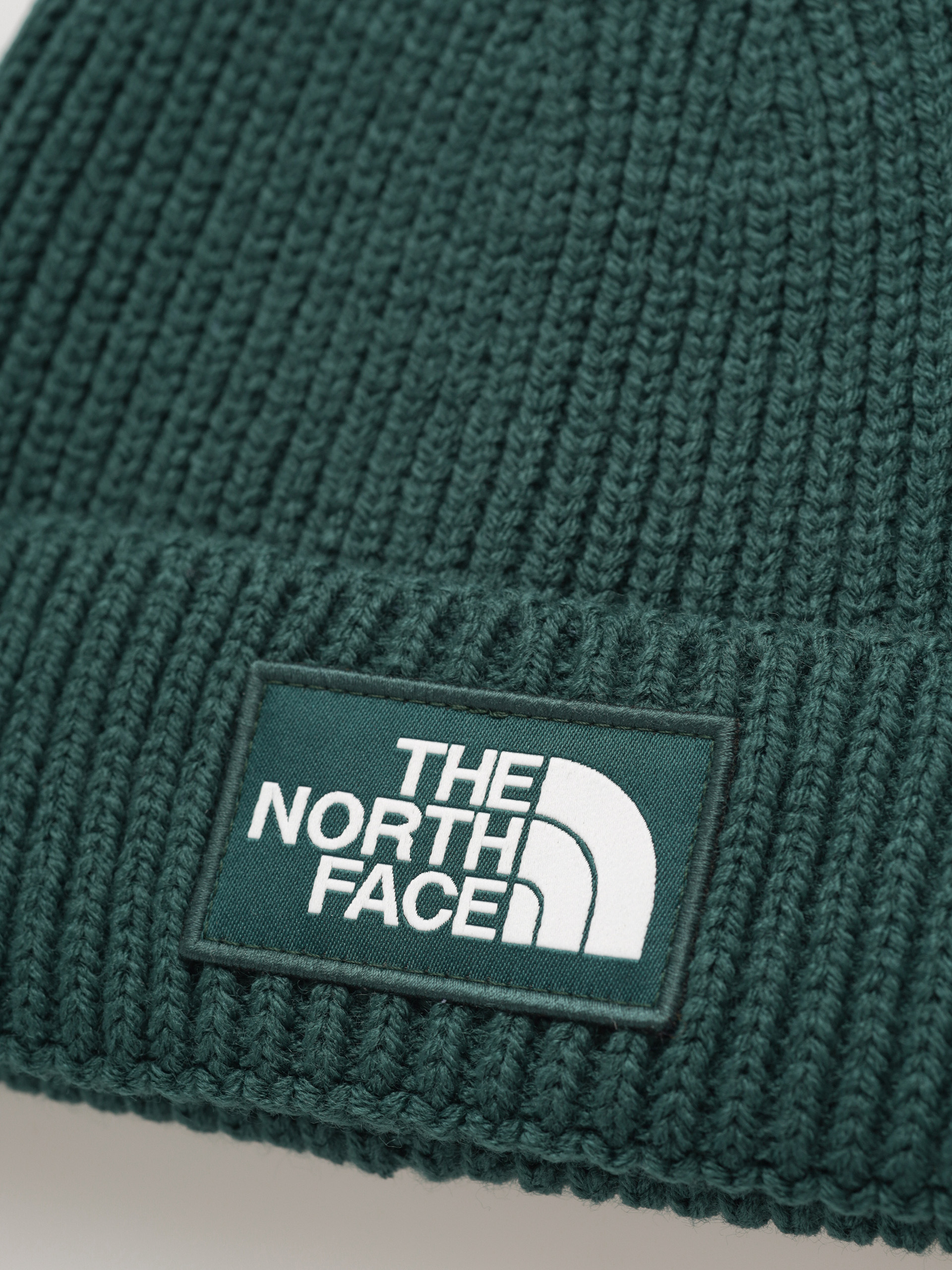 The North Face Tnf Logo Box Beanie (deep nori/duck green)