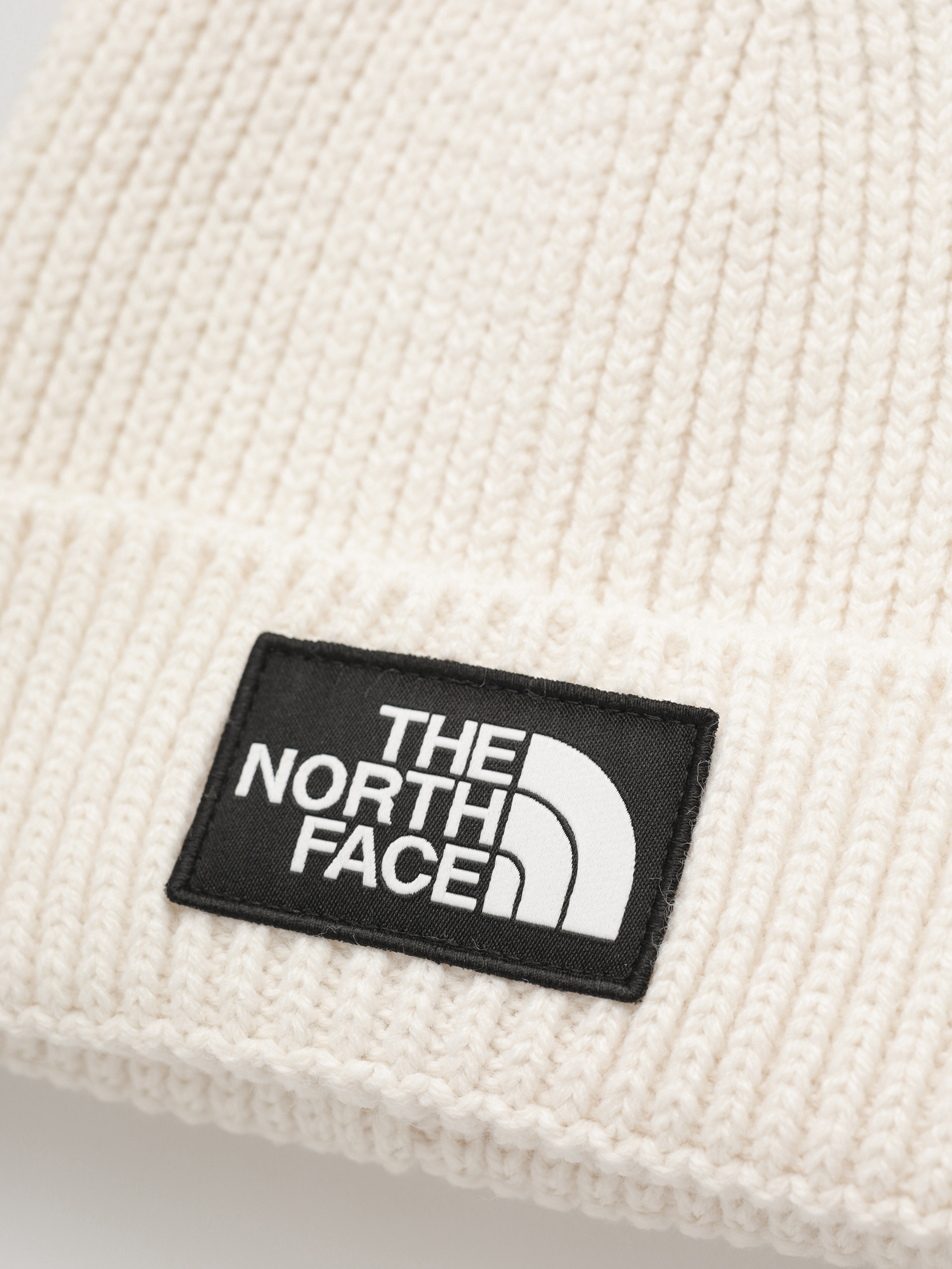 The North Face Tnf Logo Box Mütze (white dune)