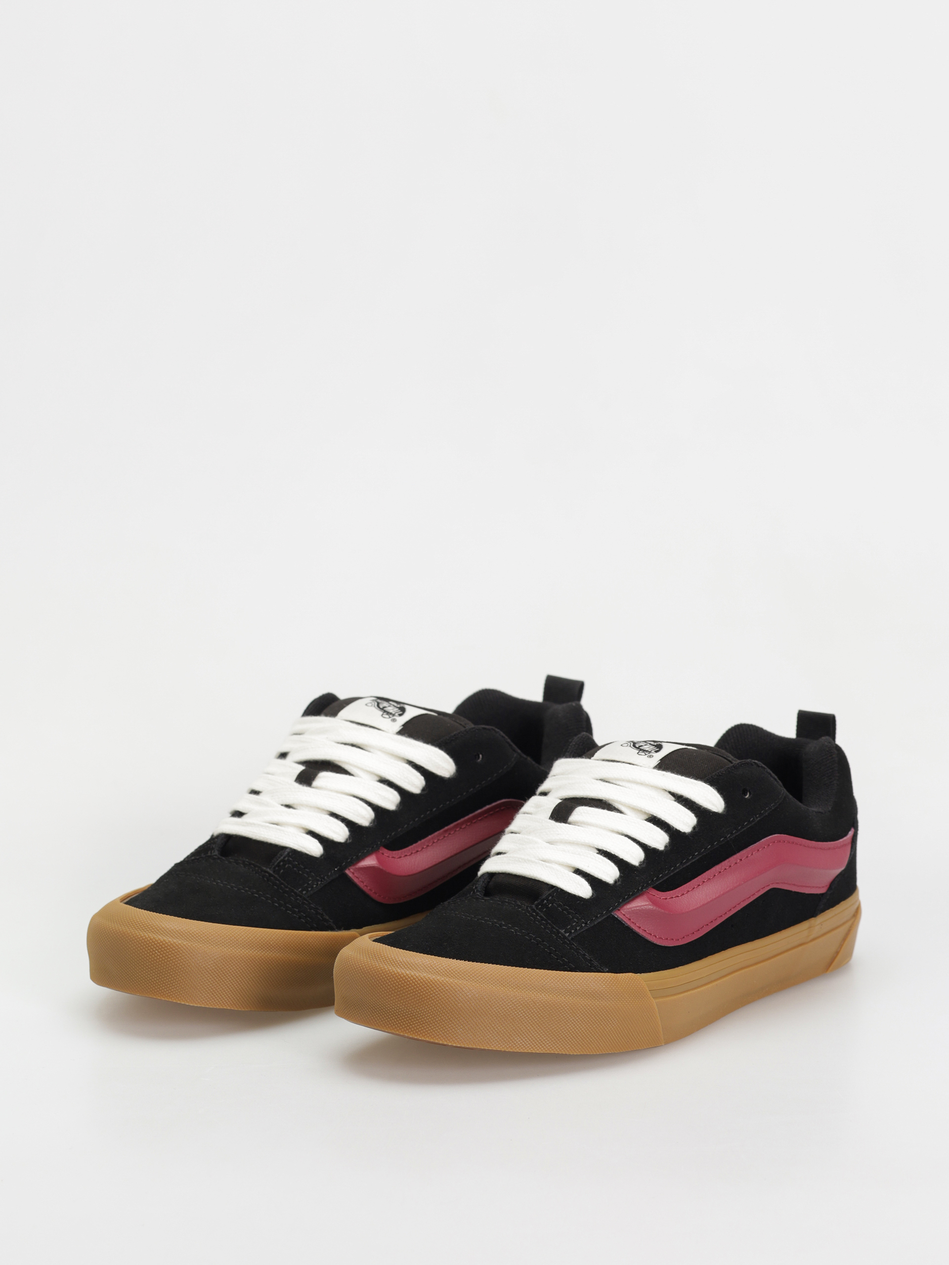Vans Knu Skool Shoes (vintage suede black/multi)