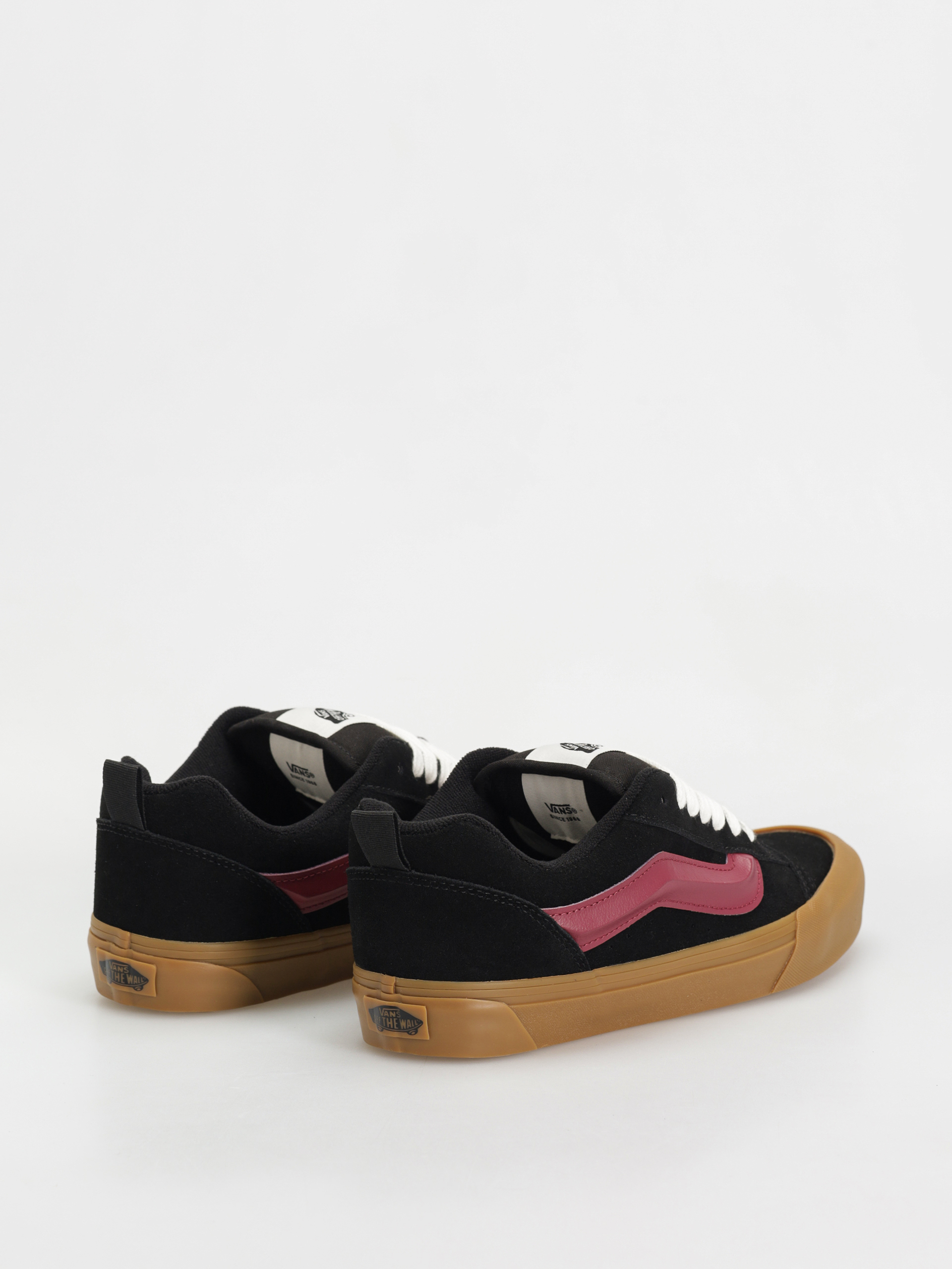 Vans Knu Skool Shoes (vintage suede black/multi)