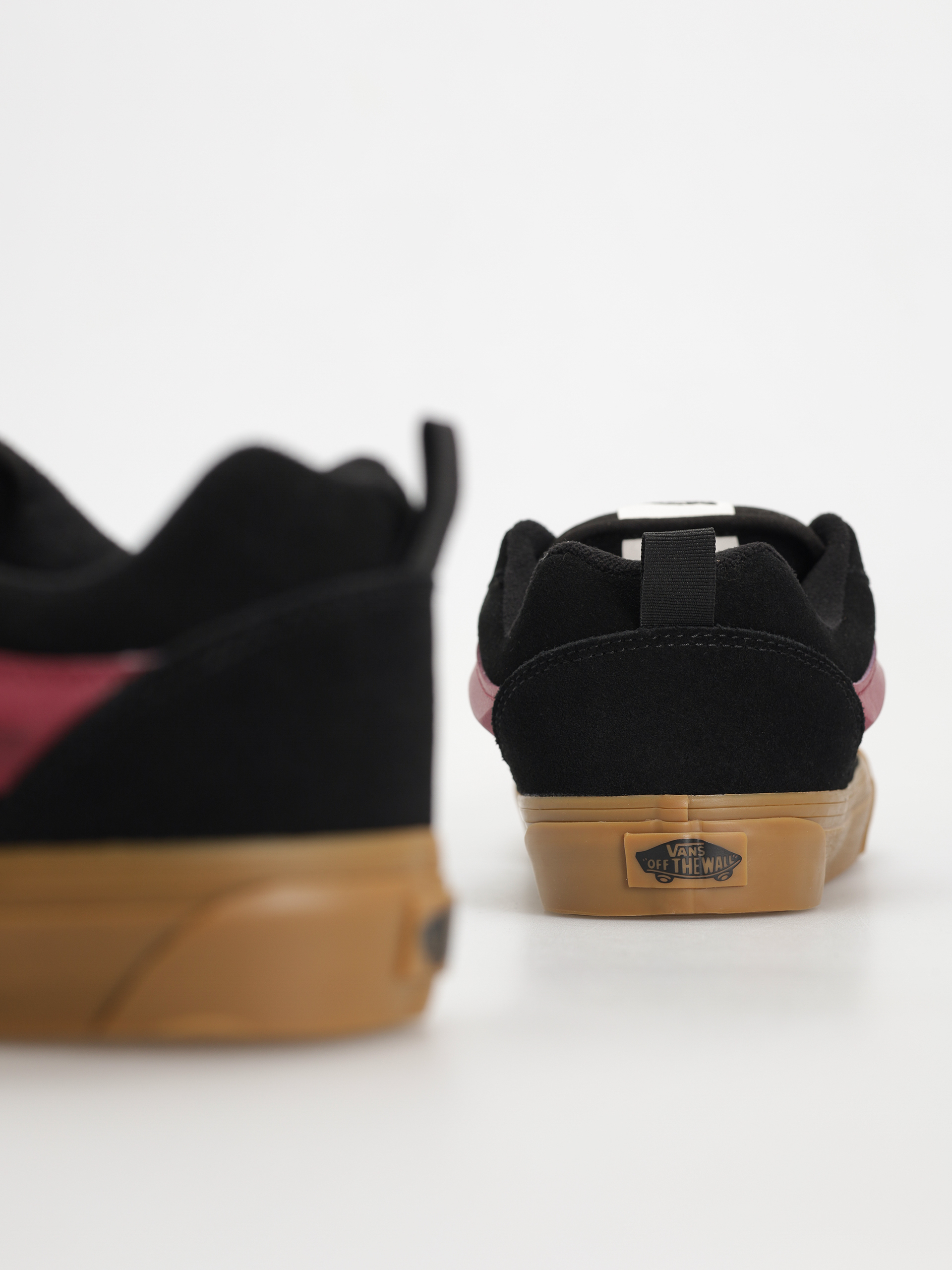 Vans Knu Skool Schuhe (vintage suede black/multi)