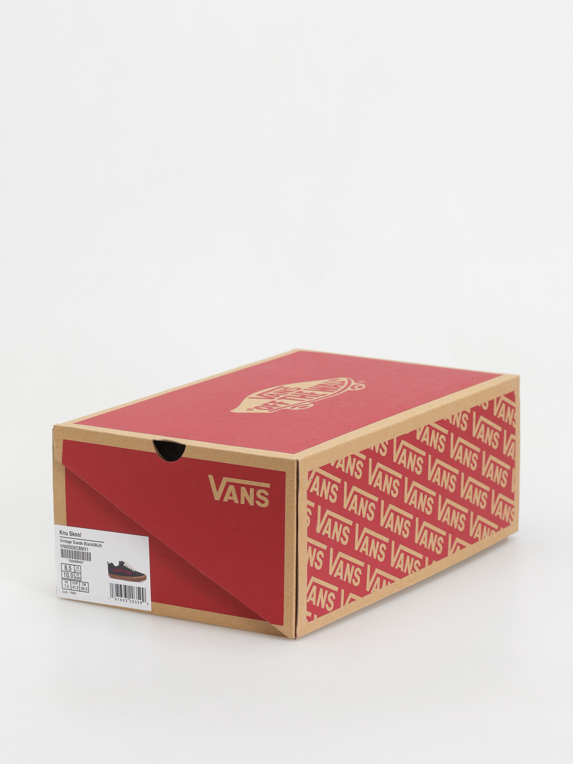 Vans Knu Skool Shoes (vintage suede black/multi)