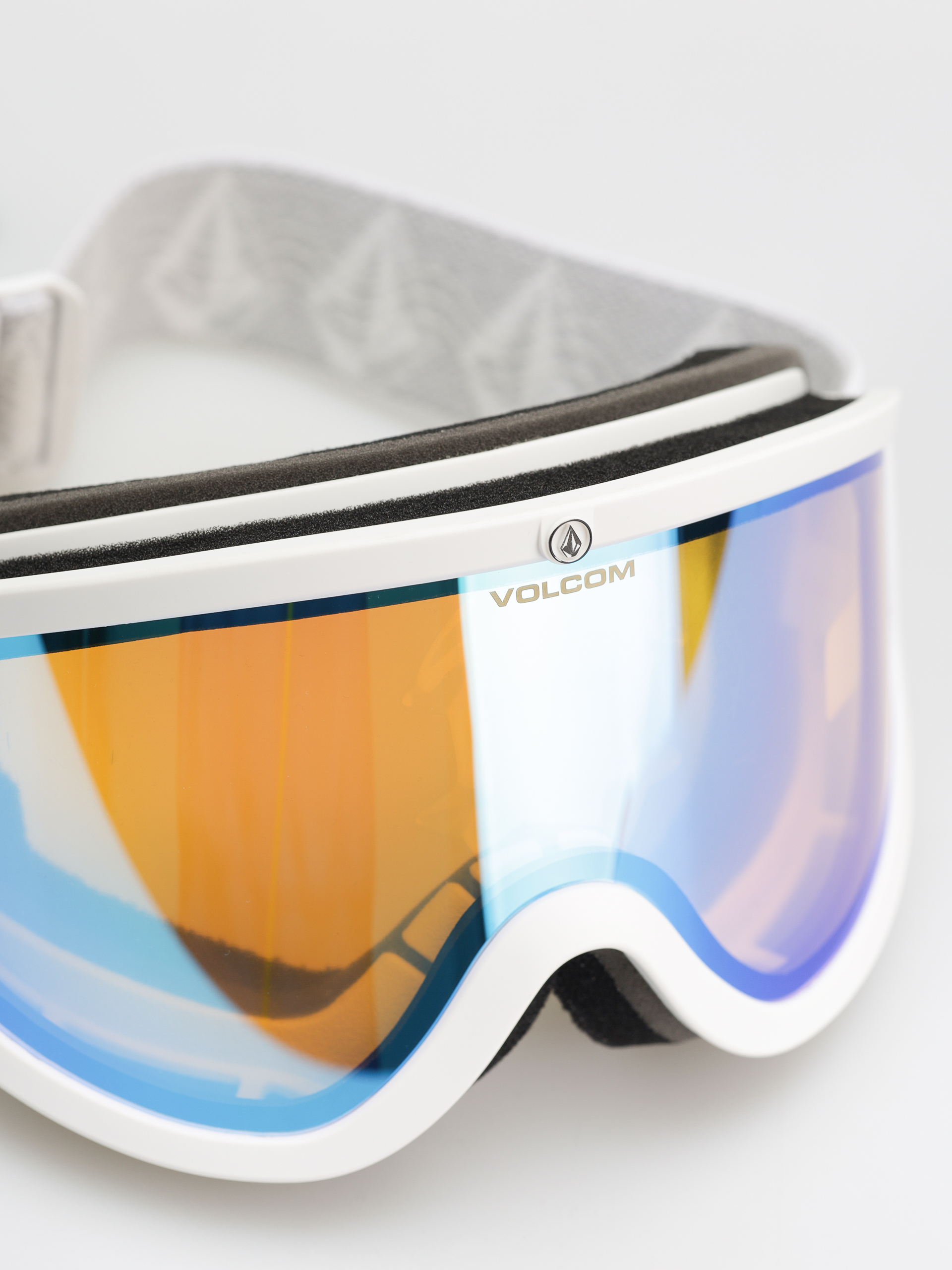 Volcom Footprints Goggle (matte white stone/ice chrome+bl dark grey)