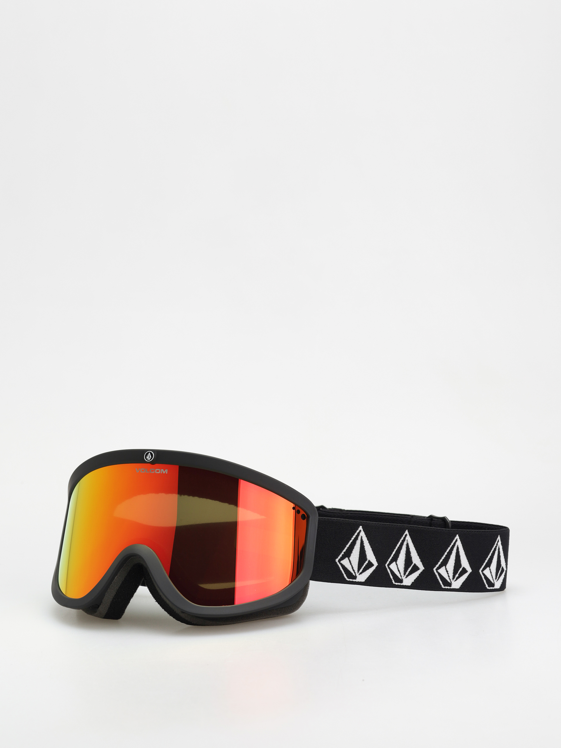 Volcom Footprints Goggle (matte black stone/red chrome+bl yellow)