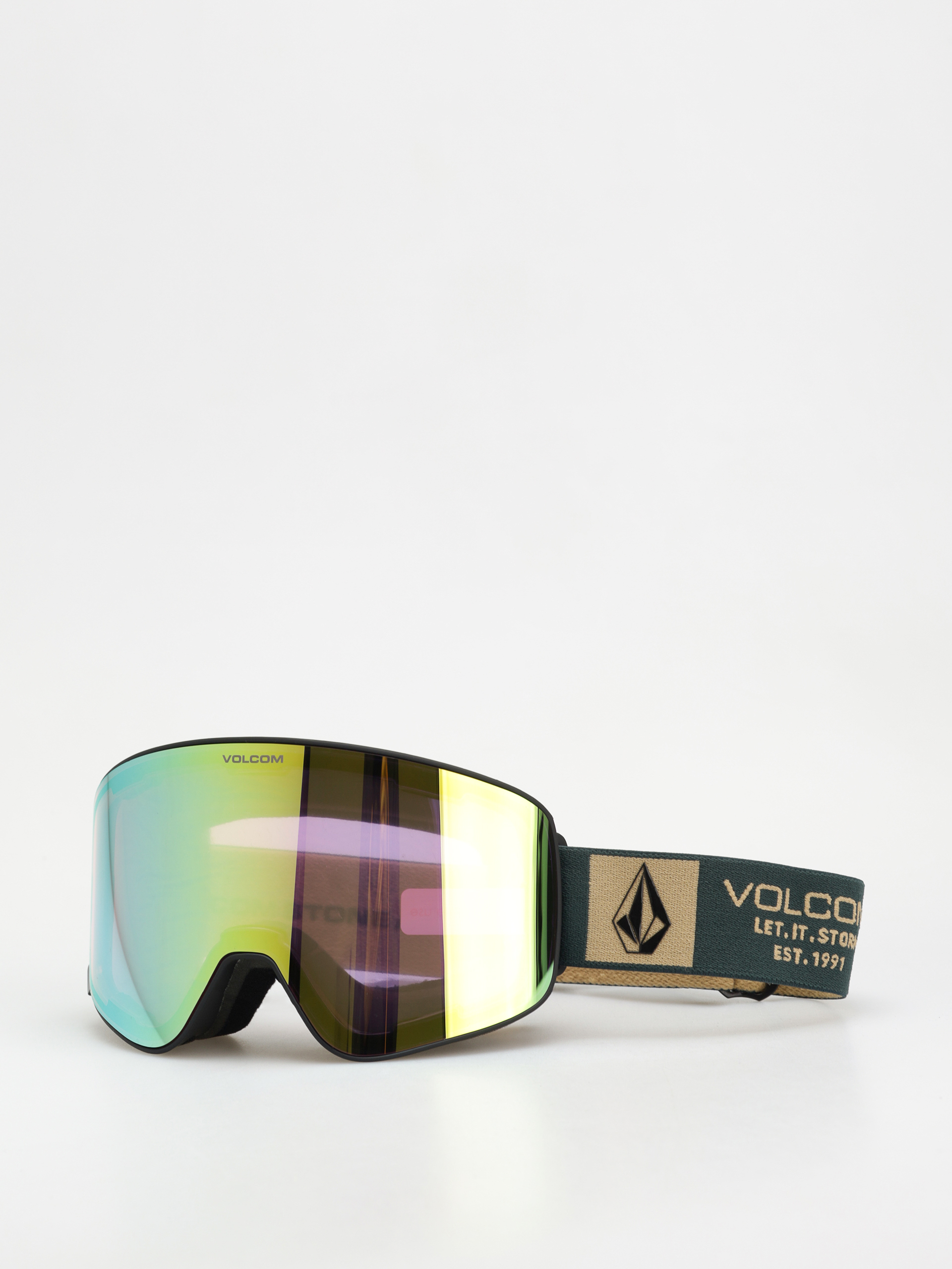 Volcom Odyssey Goggles - green (scb snd/gold chrome+bl dark grey)