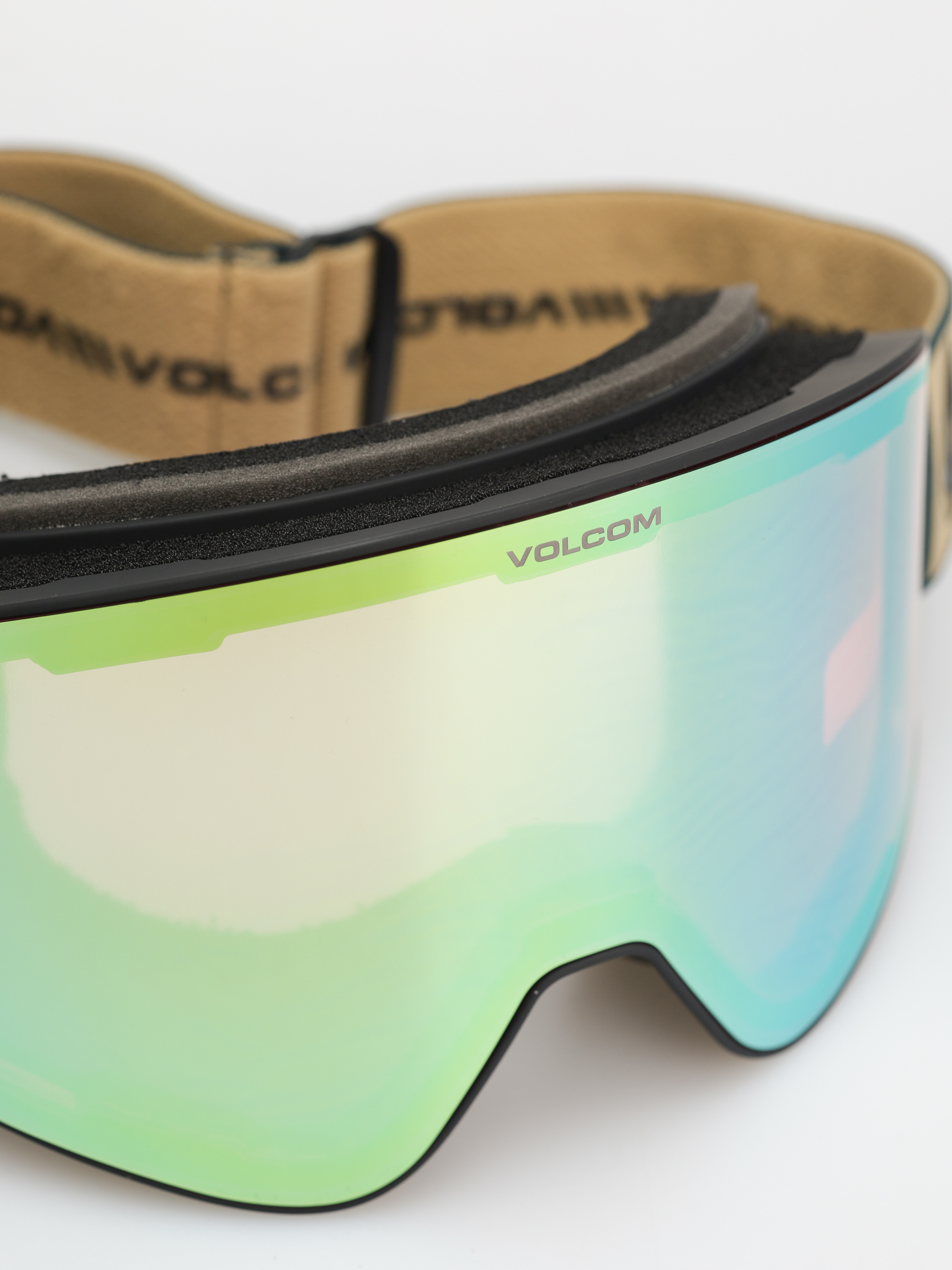 Volcom Odyssey Goggles (scb snd/gold chrome+bl dark grey)