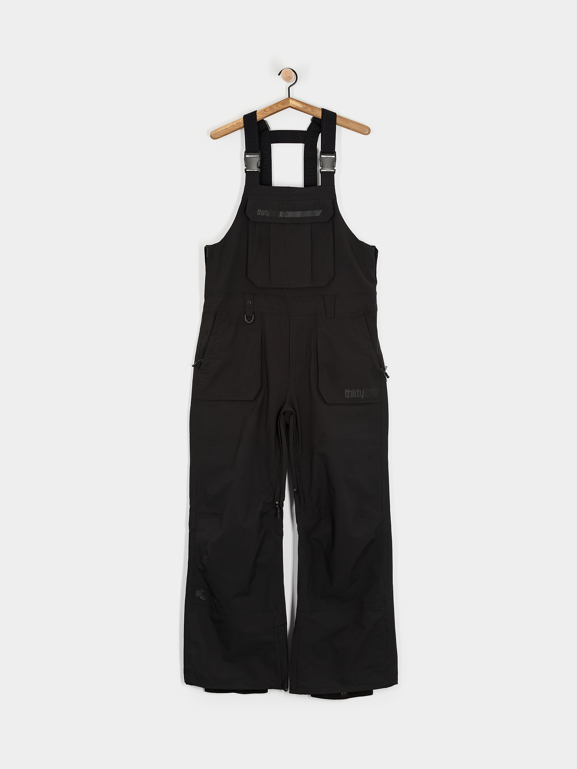 Mens ThirtyTwo Snowboard pants Basement Bib (black)