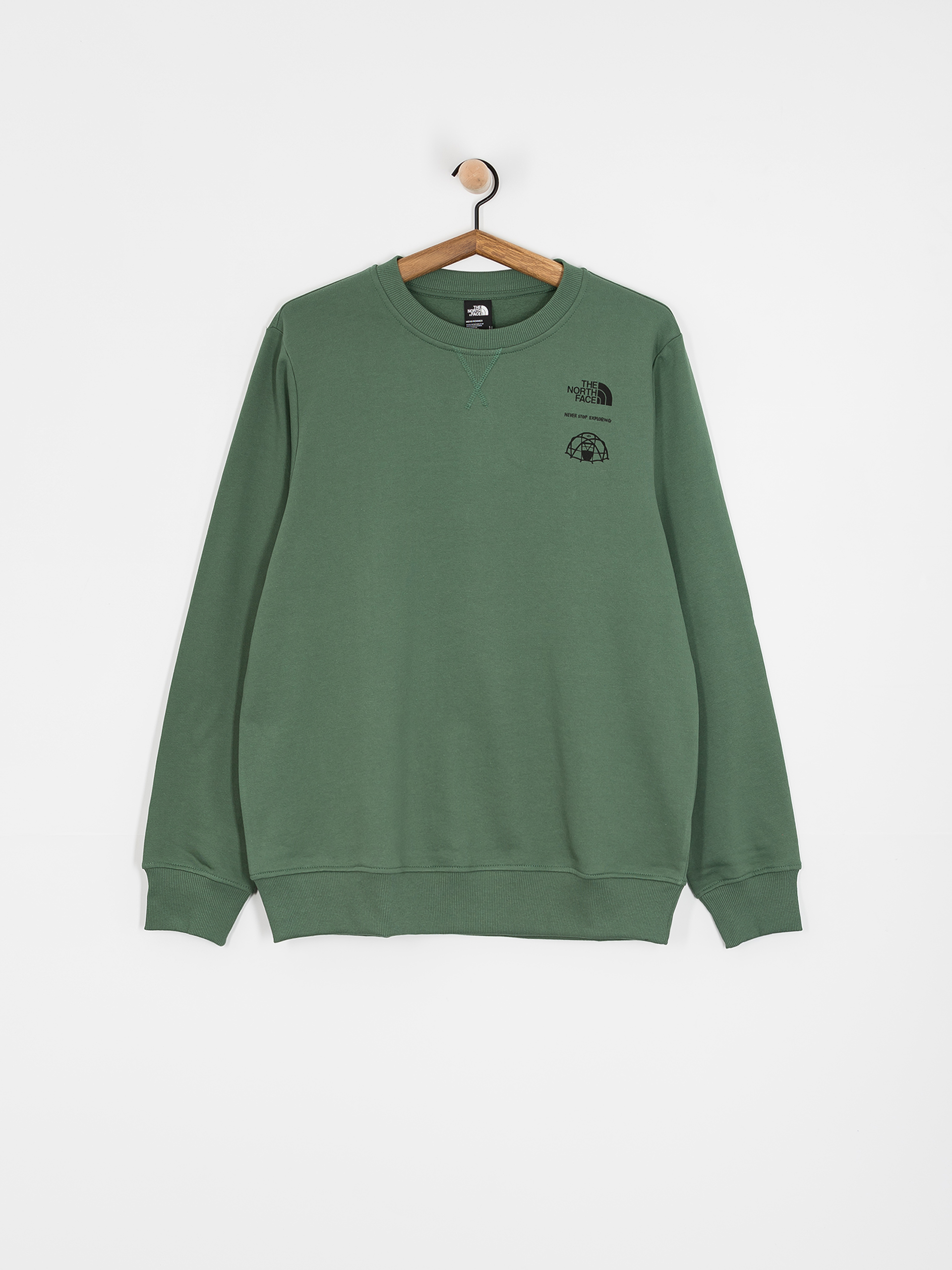 The North Face Outdoor Graphic Sweatshirt (duck green)