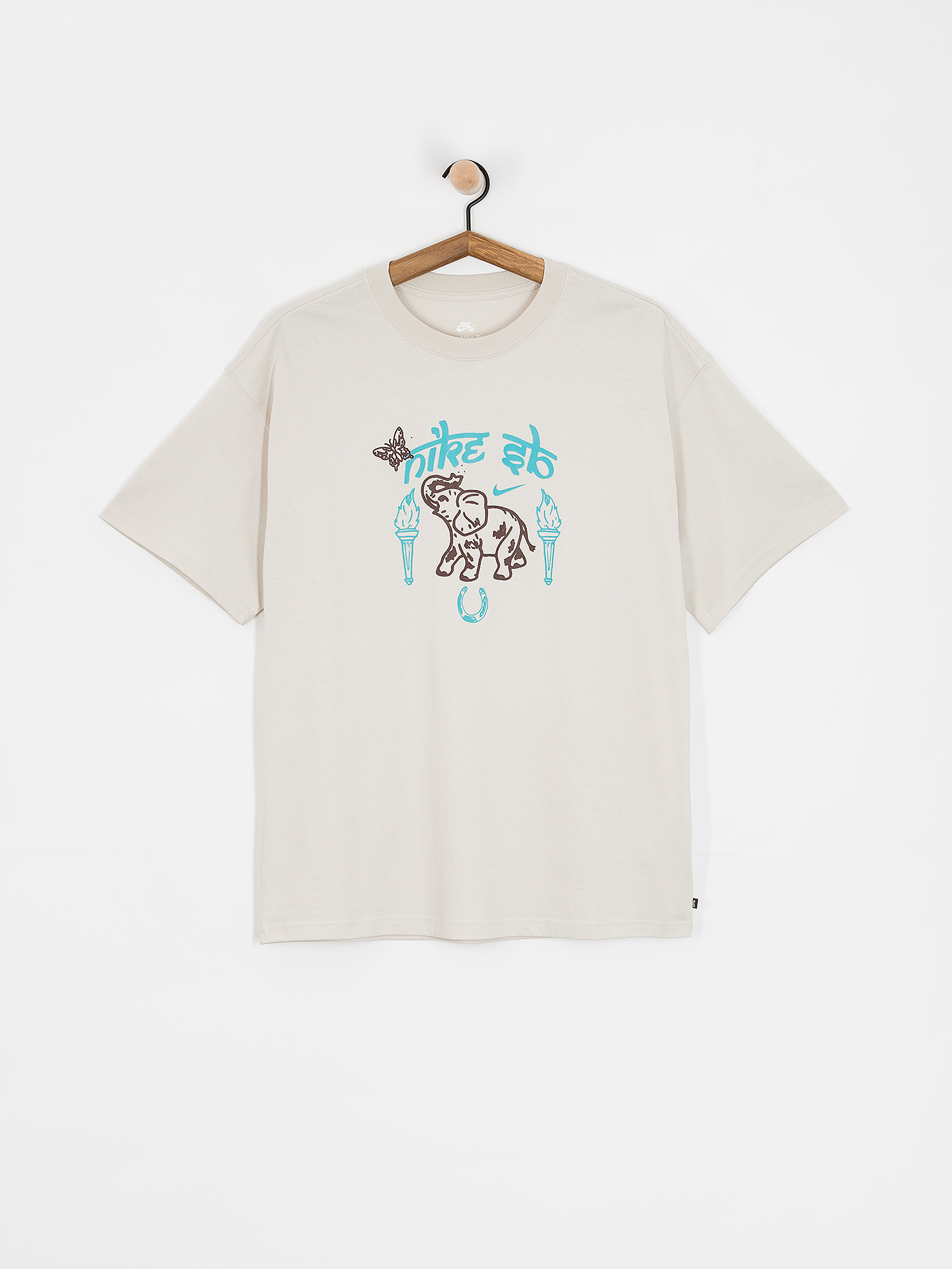Nike SB Logo LBR T-Shirt - grey (light bone)