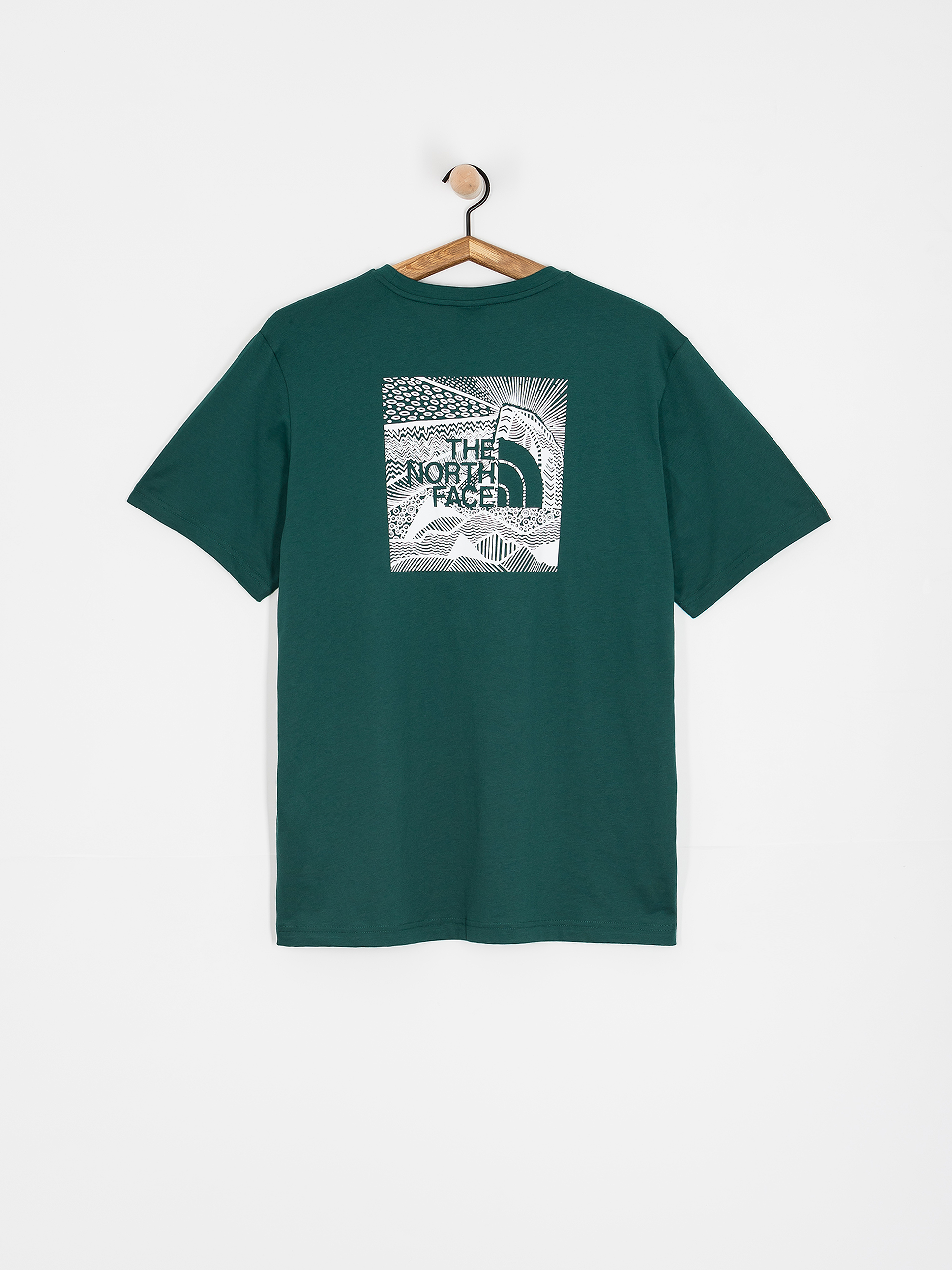The North Face Box Nse Celebration T-Shirt green (deep nori)