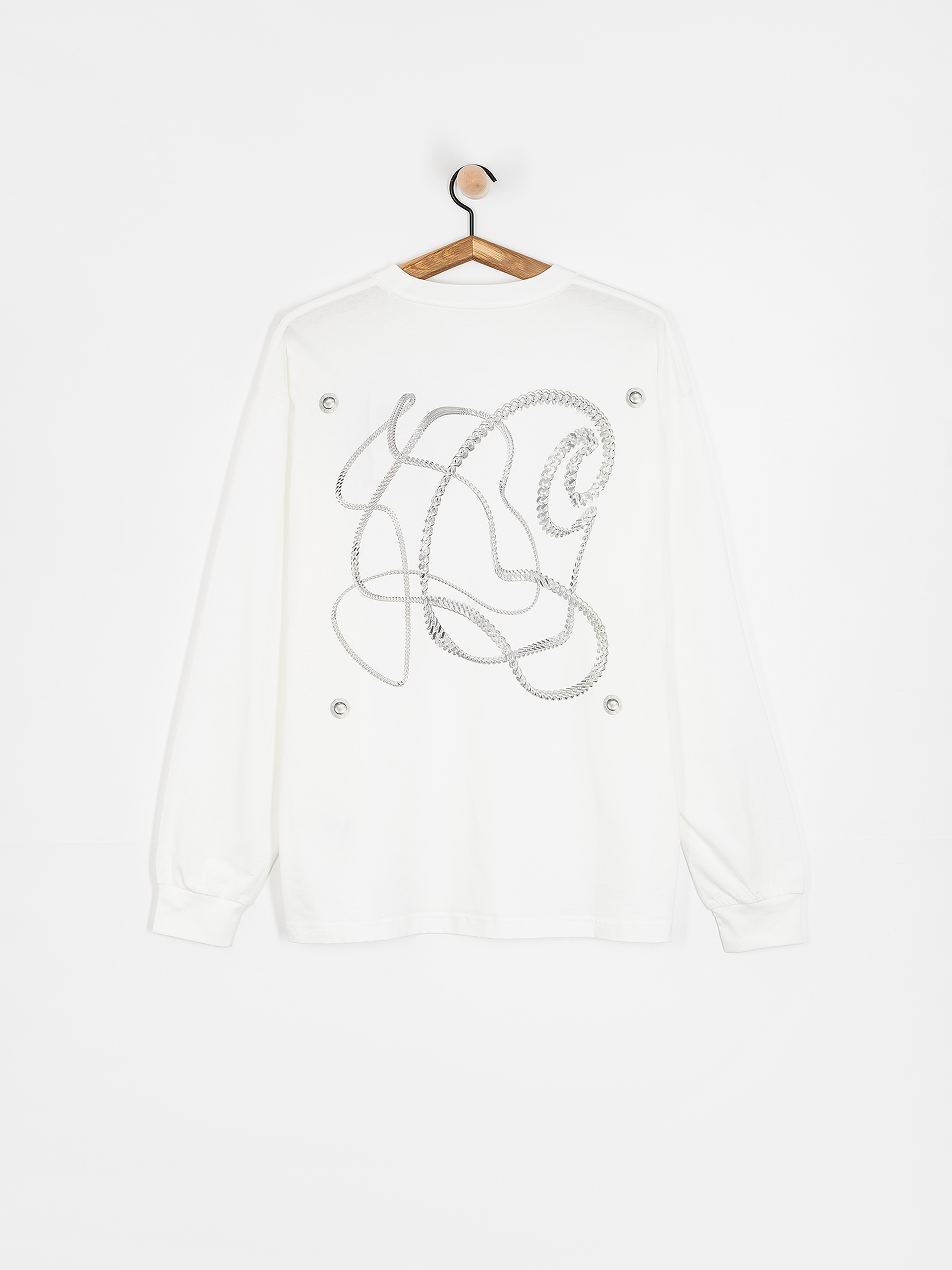 Carhartt WIP Chain Link Longsleeve (white/silver)