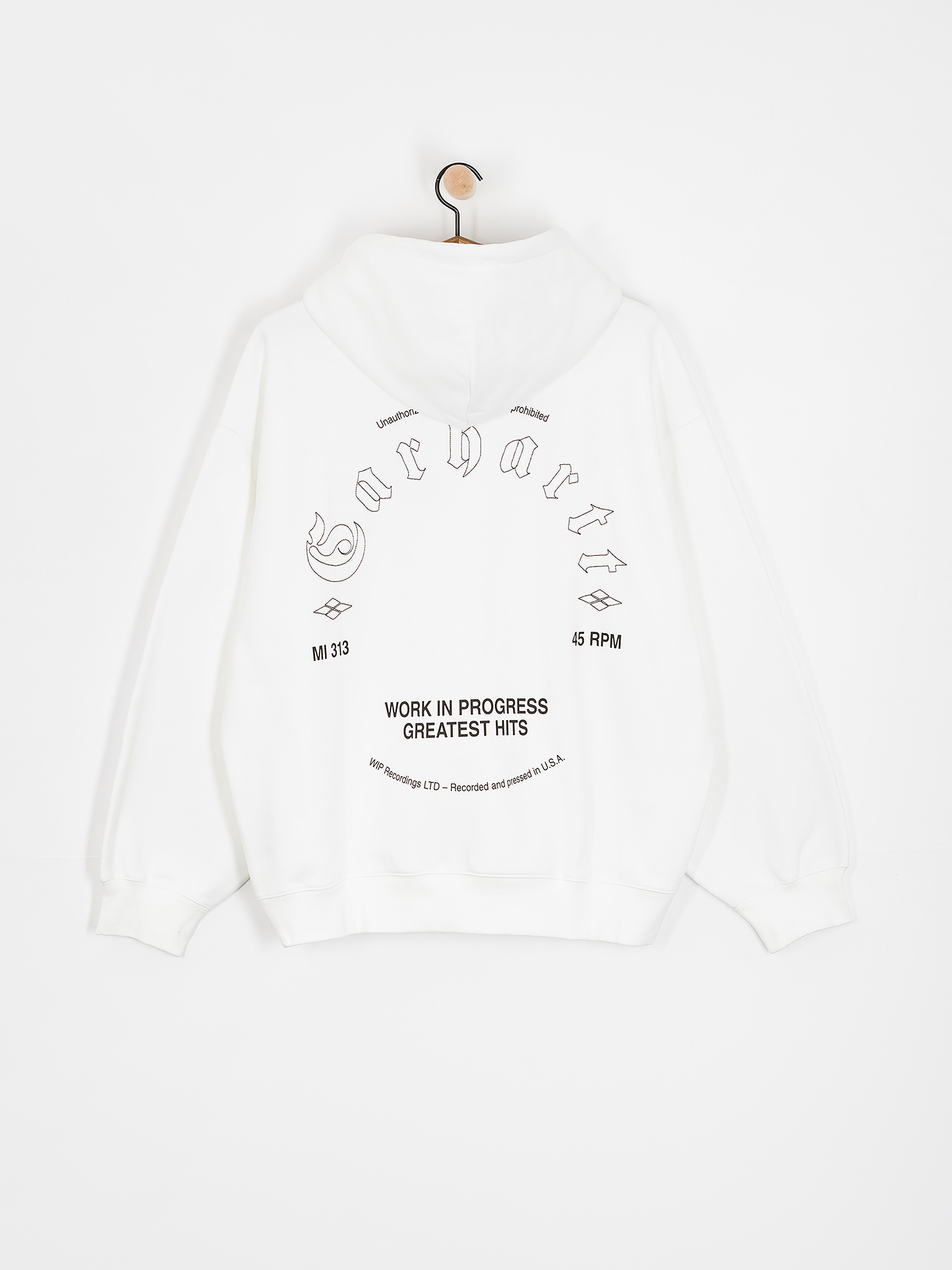 Carhartt WIP Greatest Hits HD Hoodie (white/black)