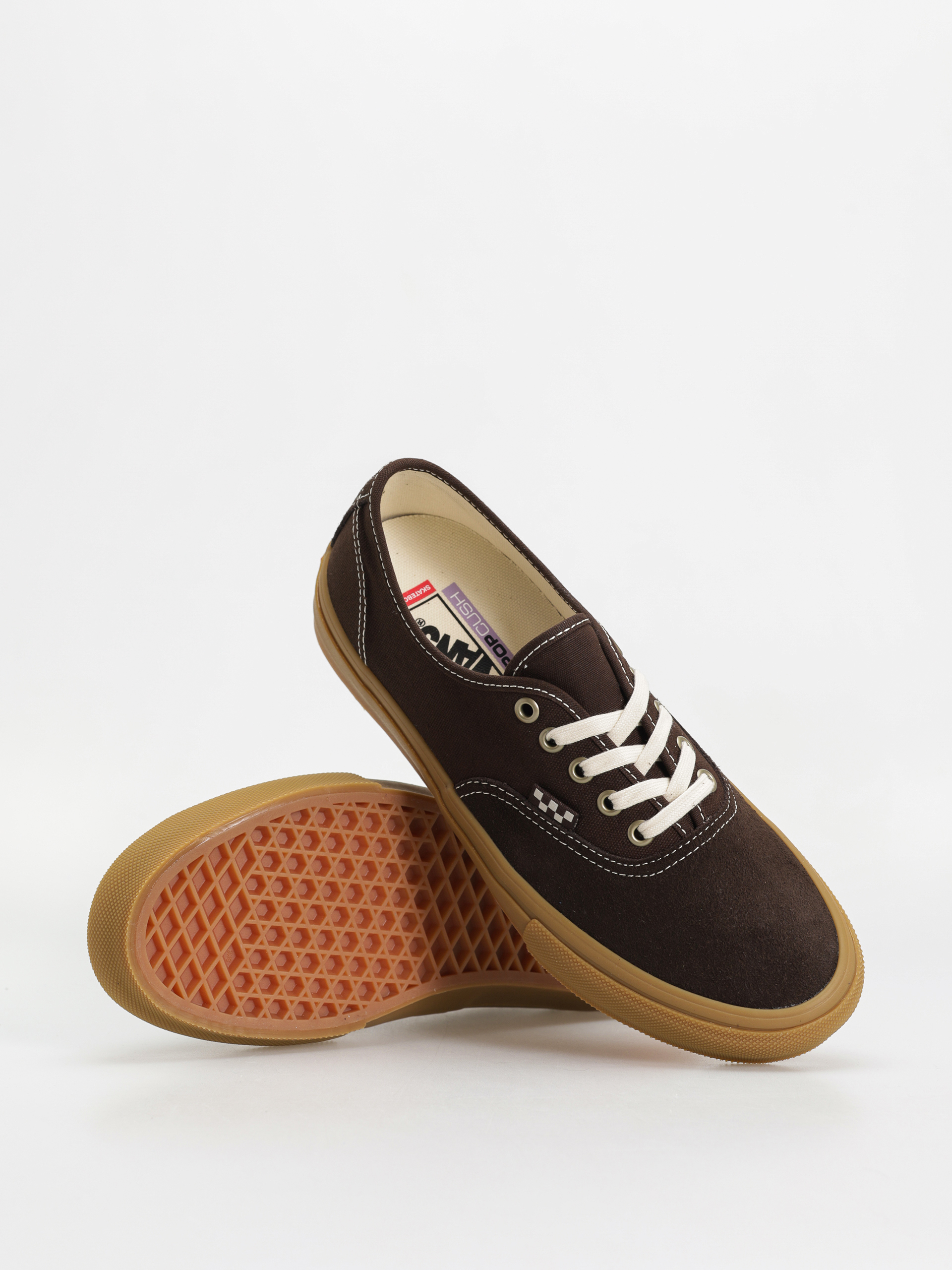 Vans Skate Authentic Schuhe (brown/gum)