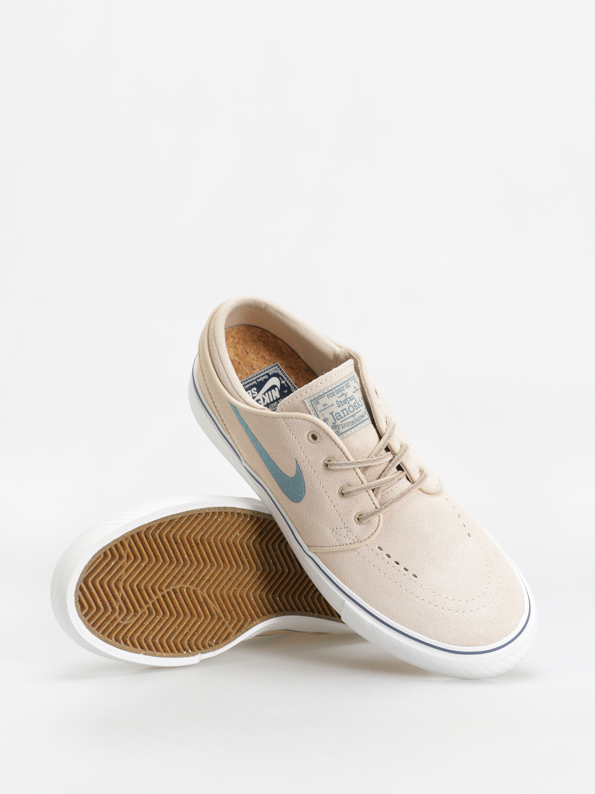 Nike SB Zoom Janoski OG+ Shoes (sanddrift/smokey blue thunder blue)