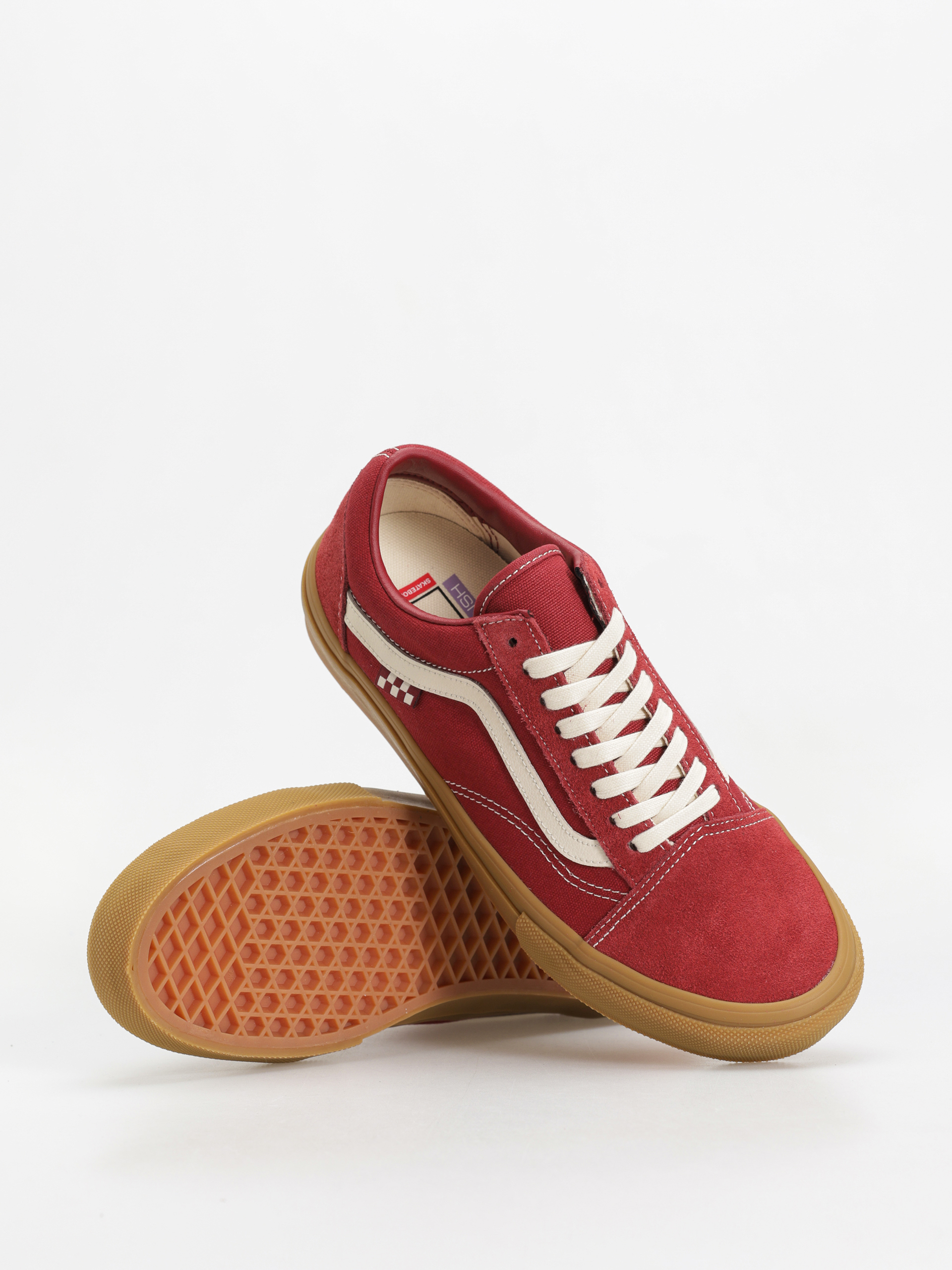 Vans Skate Old Skool Schuhe (red/gum)
