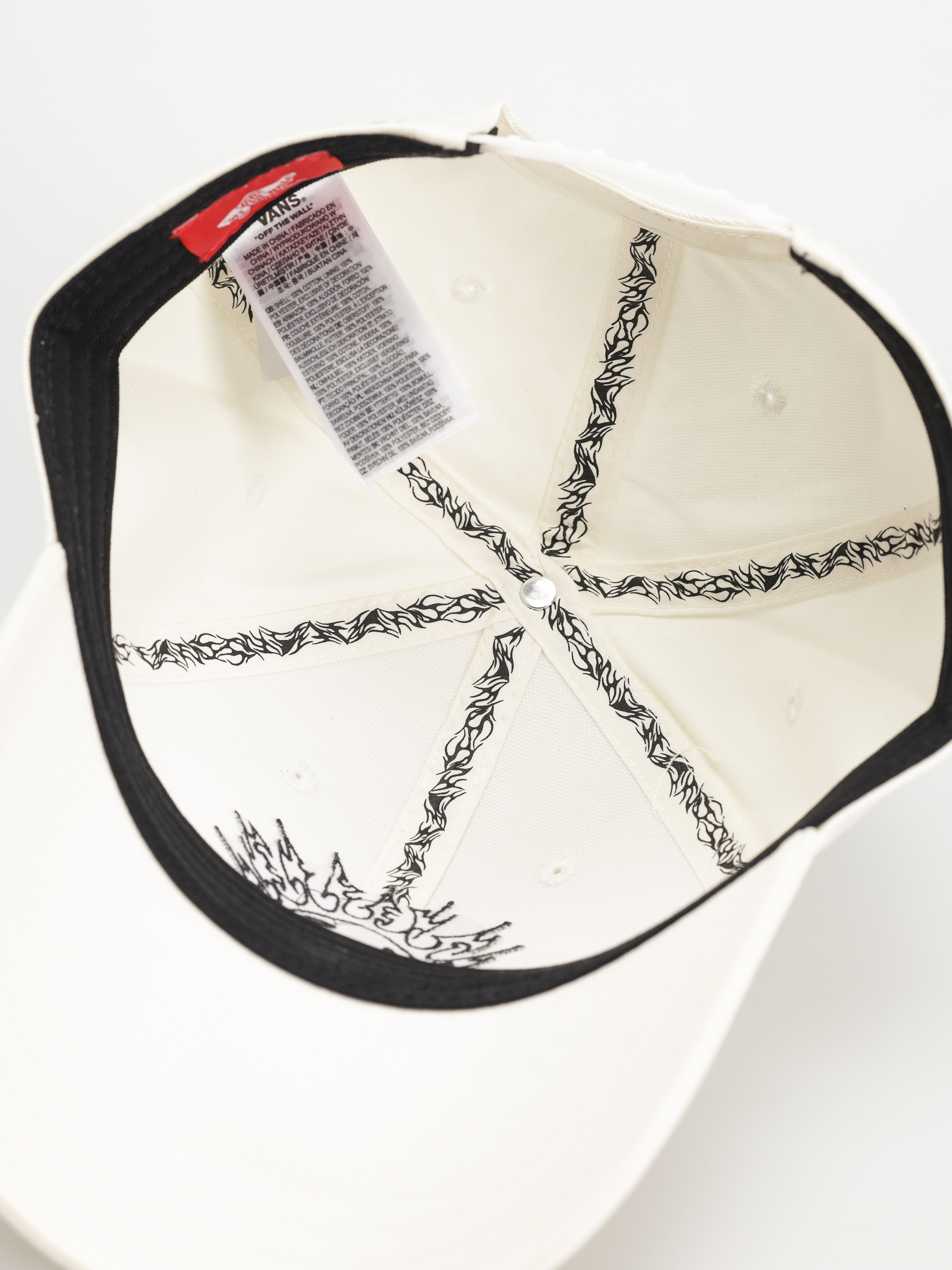 Vans Skate Smile Spike Curve Bill Cap (marshmallow)