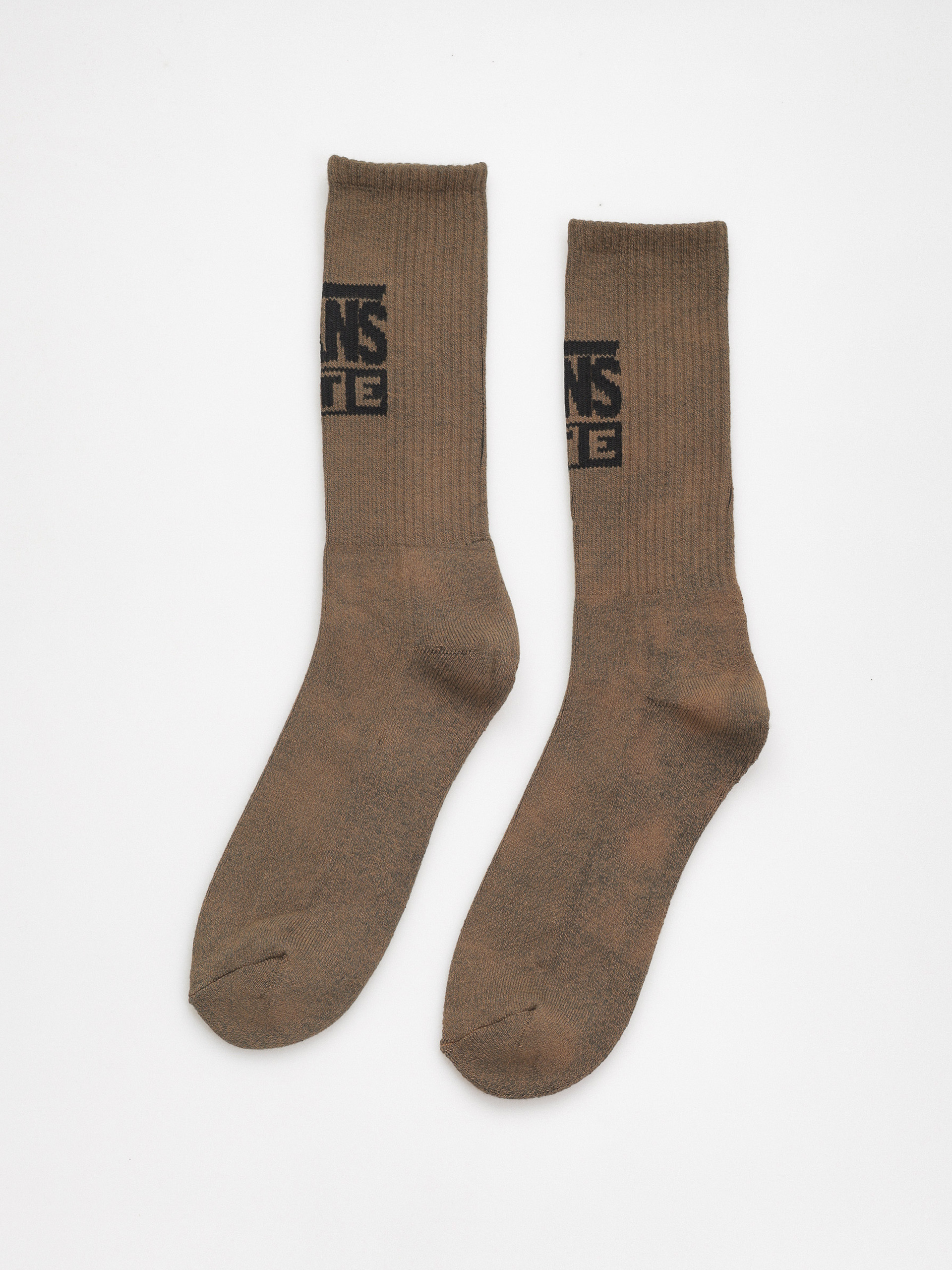 brown tie dye socks