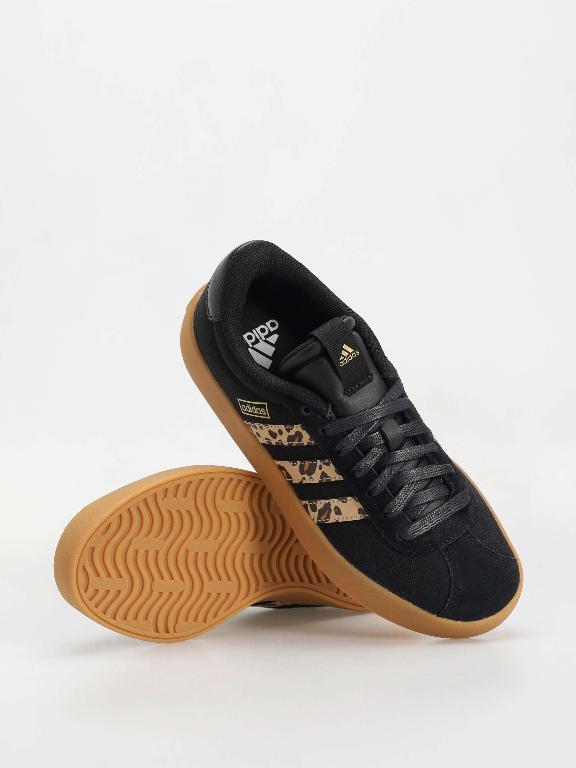 adidas Vl Court 3.0 Wmn Shoes (cblack/shabrn/magold)
