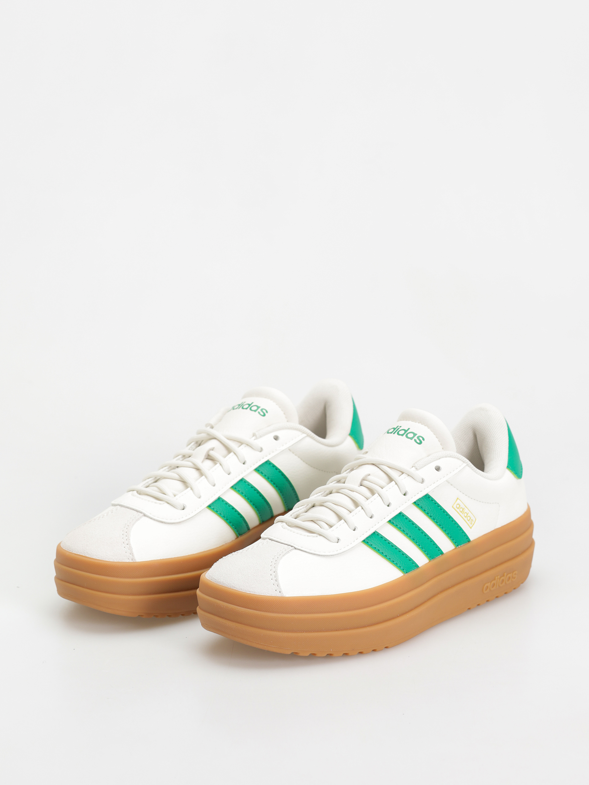 adidas Vl Court Bold Wmn Shoes (cwhite/cougrn/goldmt)
