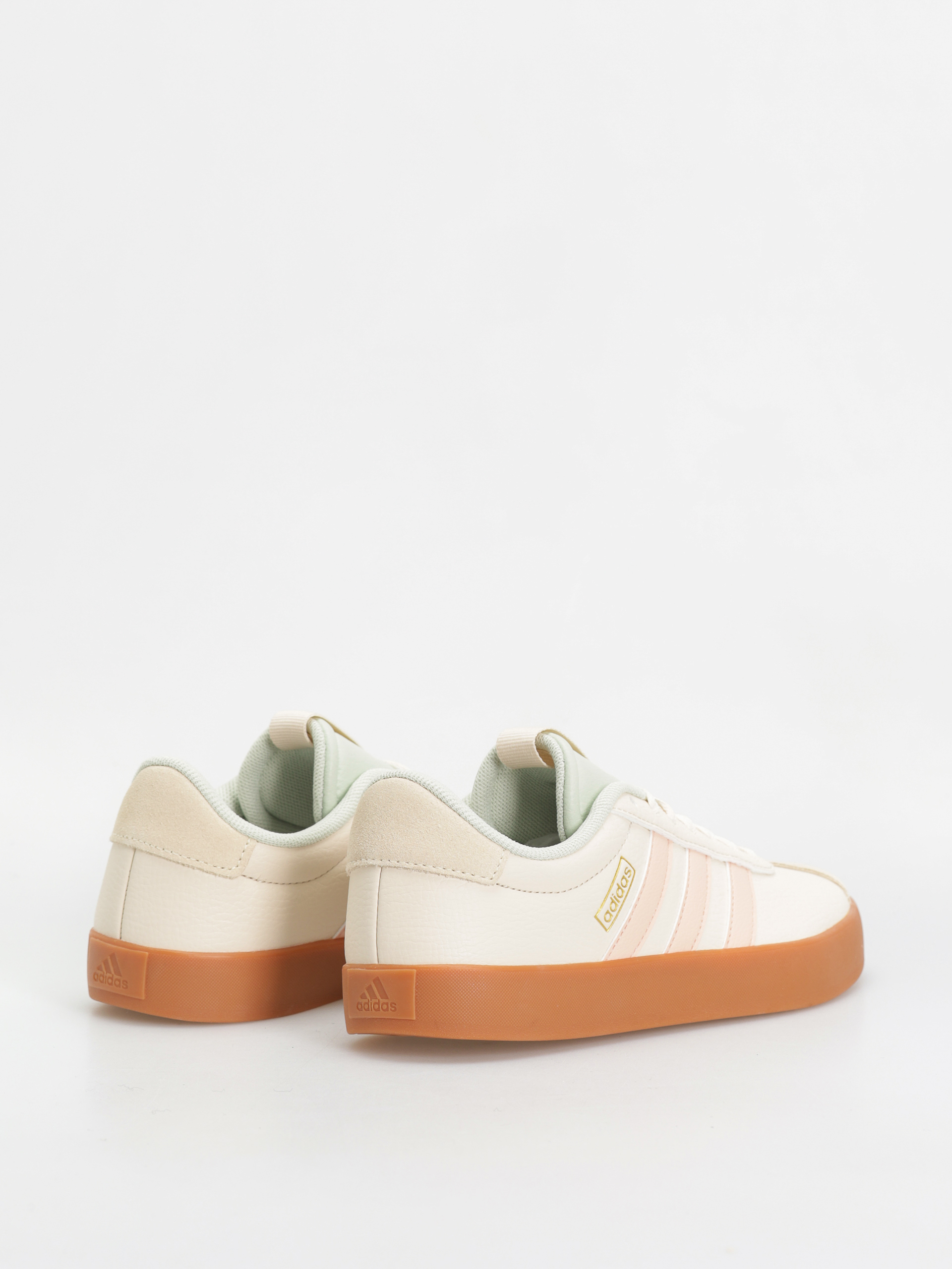 adidas Vl Court 3.0 Wmn Shoes (wonwhi/powcor/lingrn)