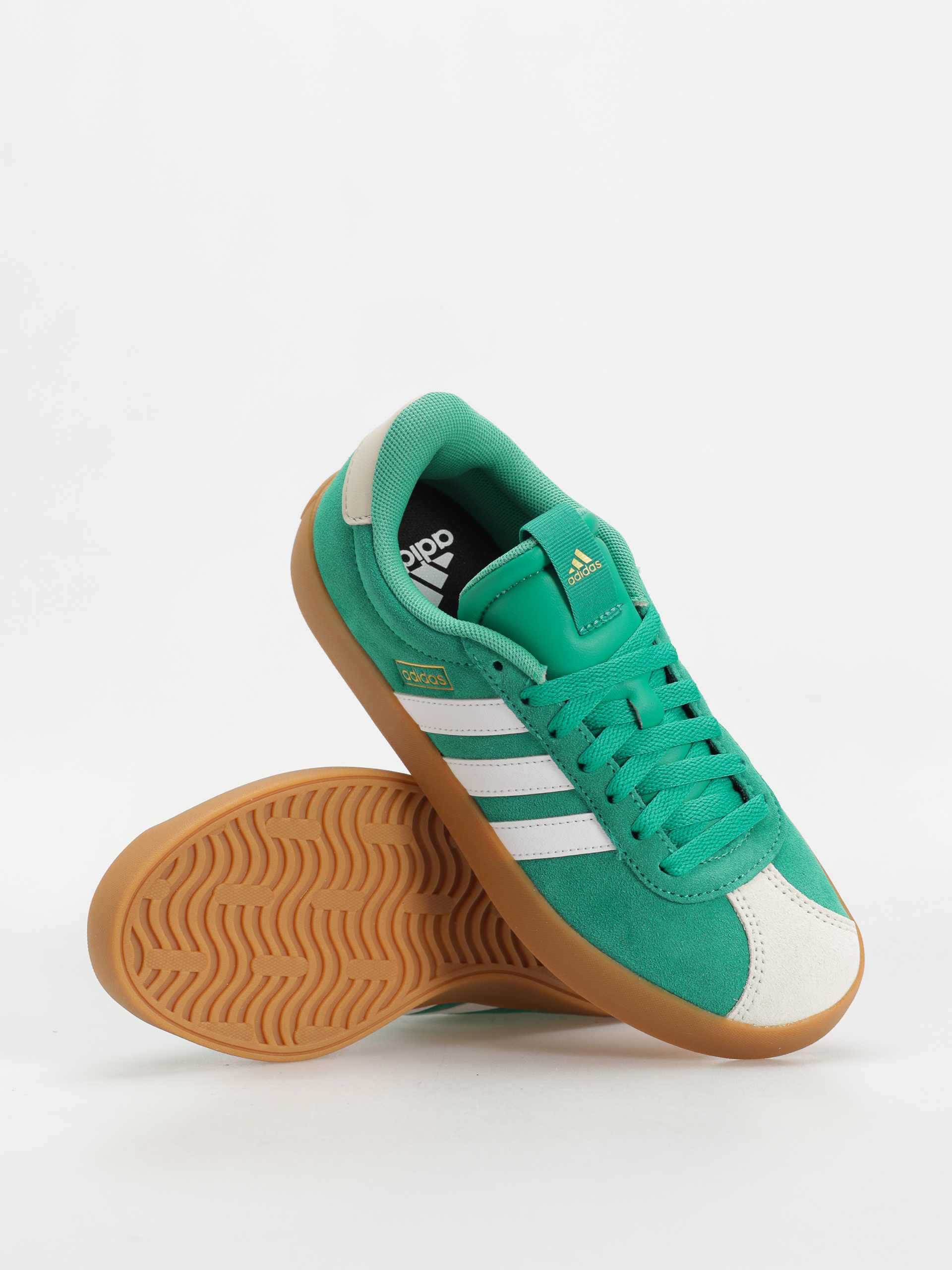 adidas Vl Court 3.0 Shoes (cougrn/ftwwht/alumin)