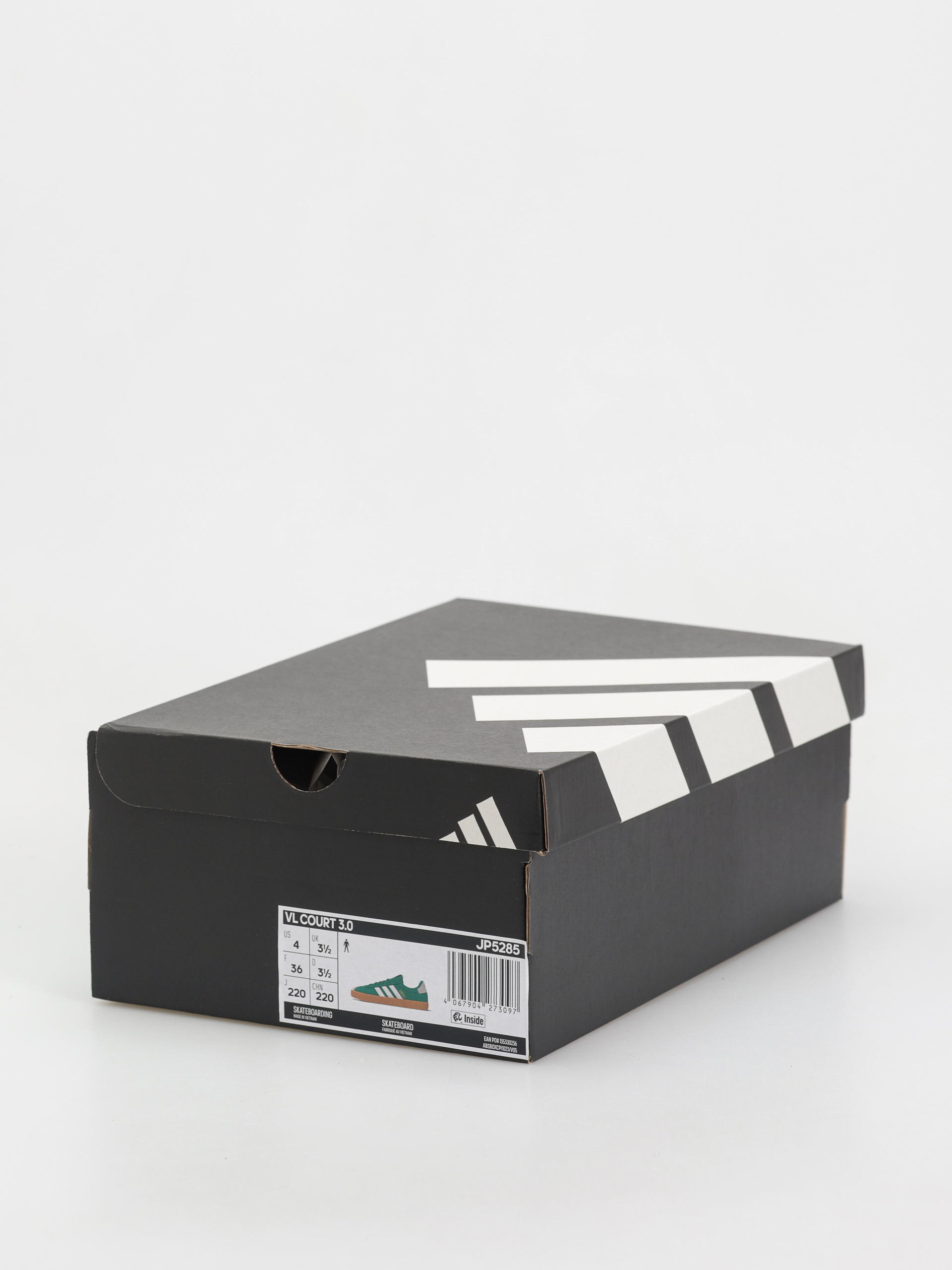 adidas Vl Court 3.0 Shoes (cougrn/ftwwht/alumin)