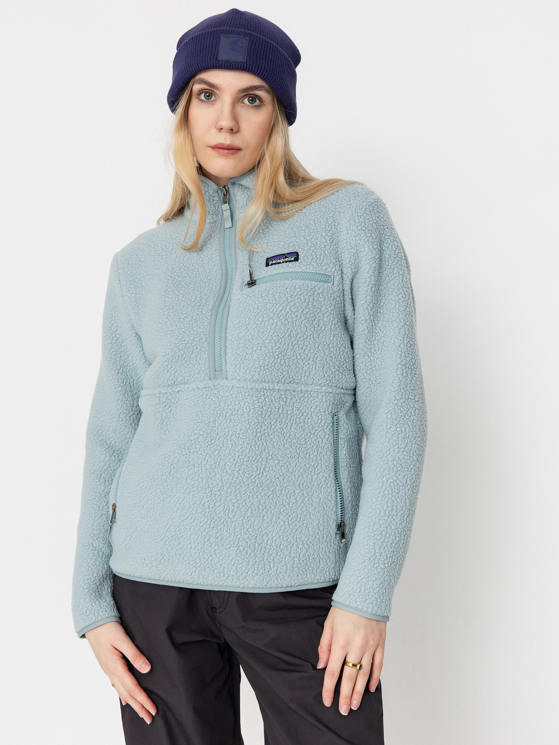 Patagonia Fleece Jacke Retro Pile Marsupial Wmn (thermal blue)