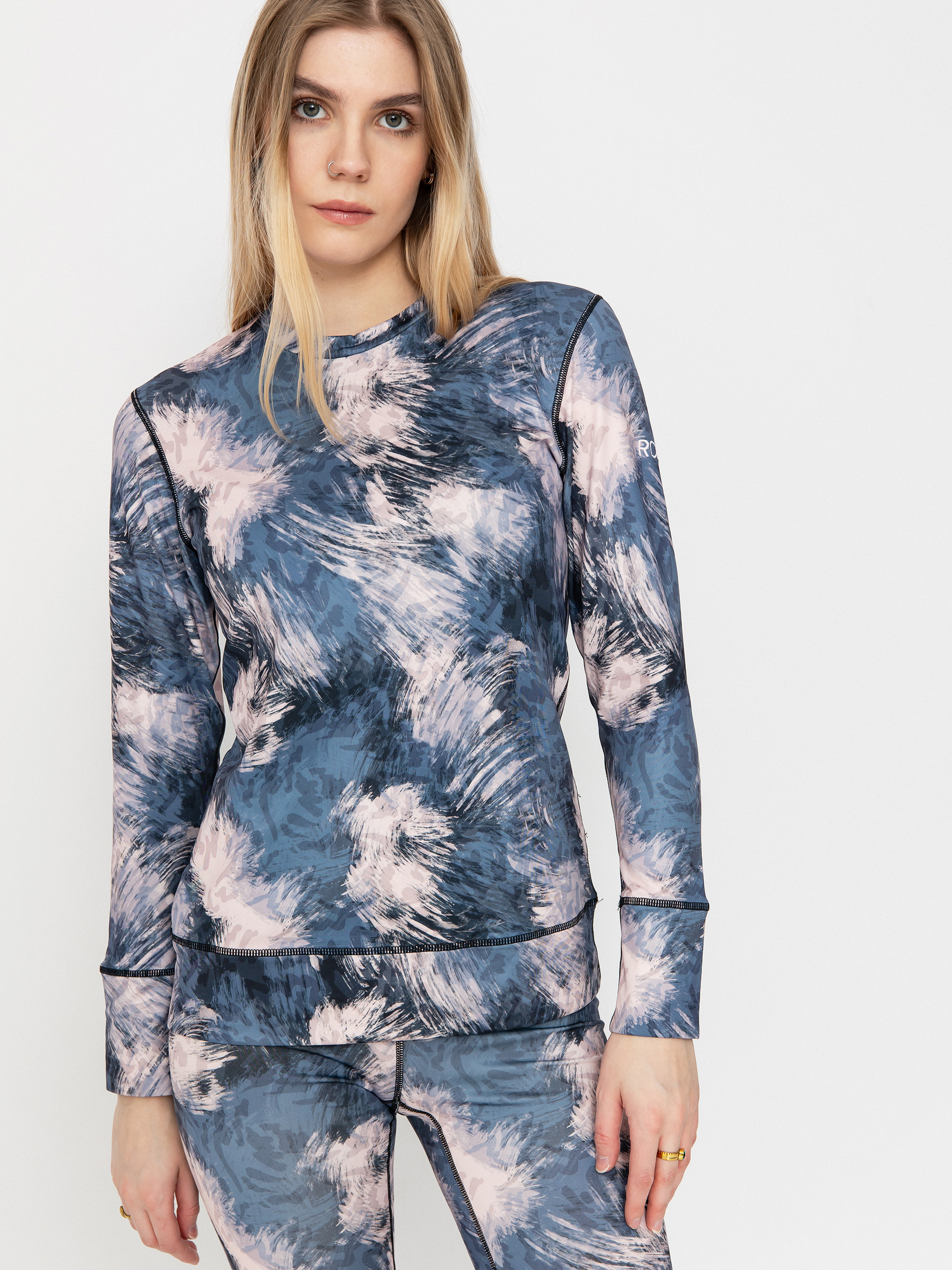 Damen Roxy Daybreak Brushed Aktives Longsleeve (darknight)