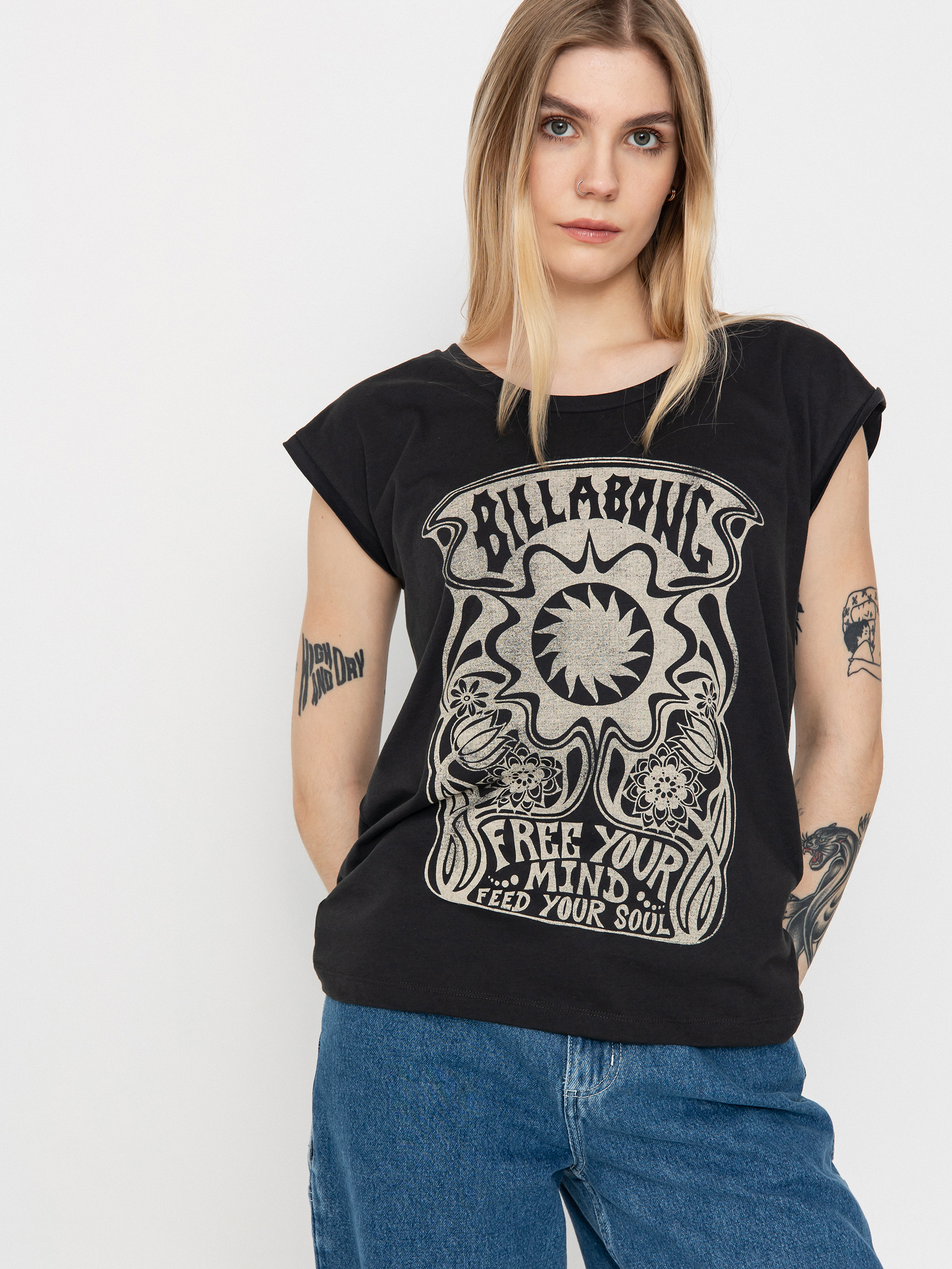 Billabong Mind Free Wmn T-Shirt (off black)