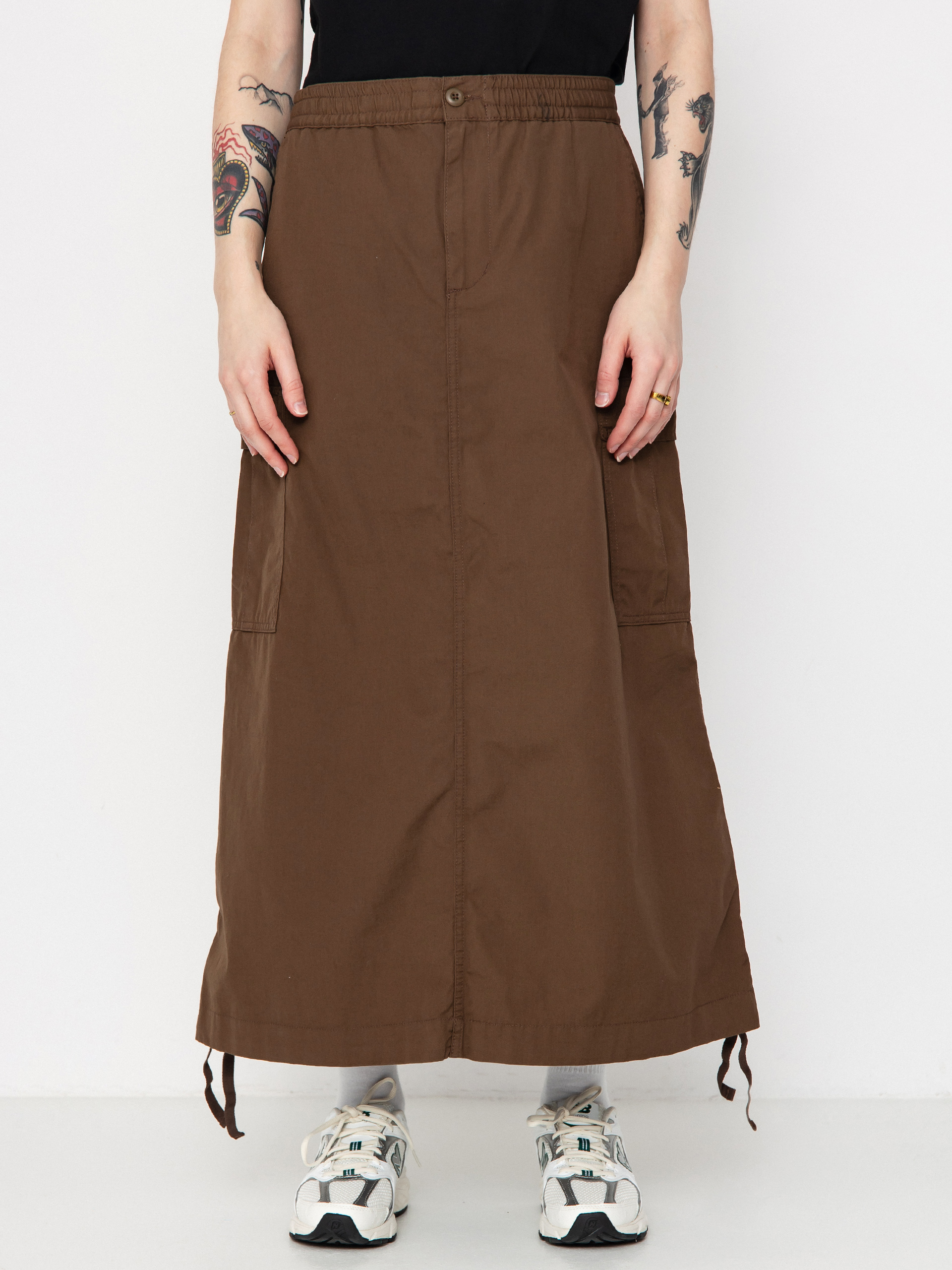Carhartt WIP Cargo Long Wmn Skirt (chocolate)